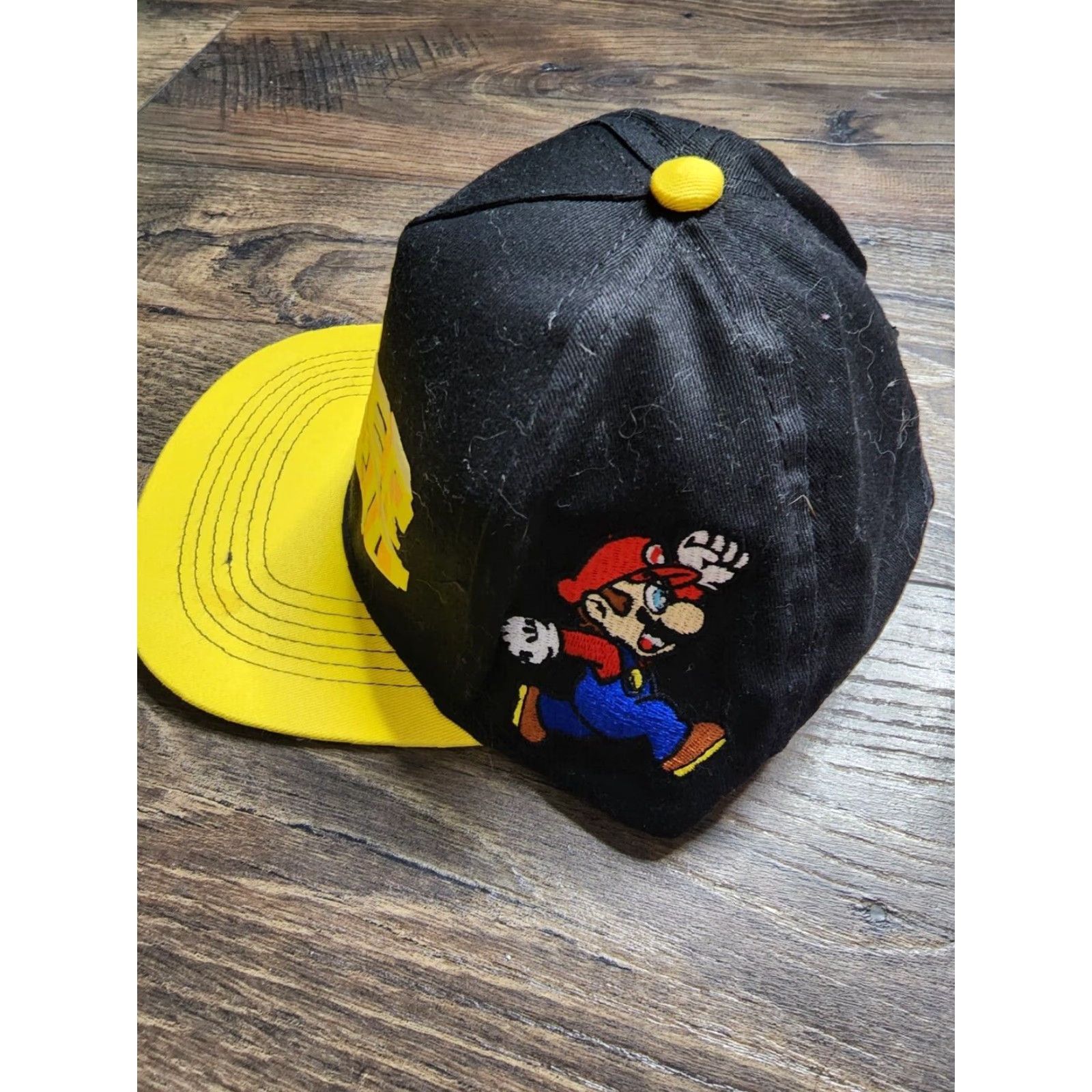 Nintendo Nintendo Super Mario Brothers Hat Men Adjustable Snapback Black Embroidered 2018 Size ONE SIZE - 2 Thumbnail