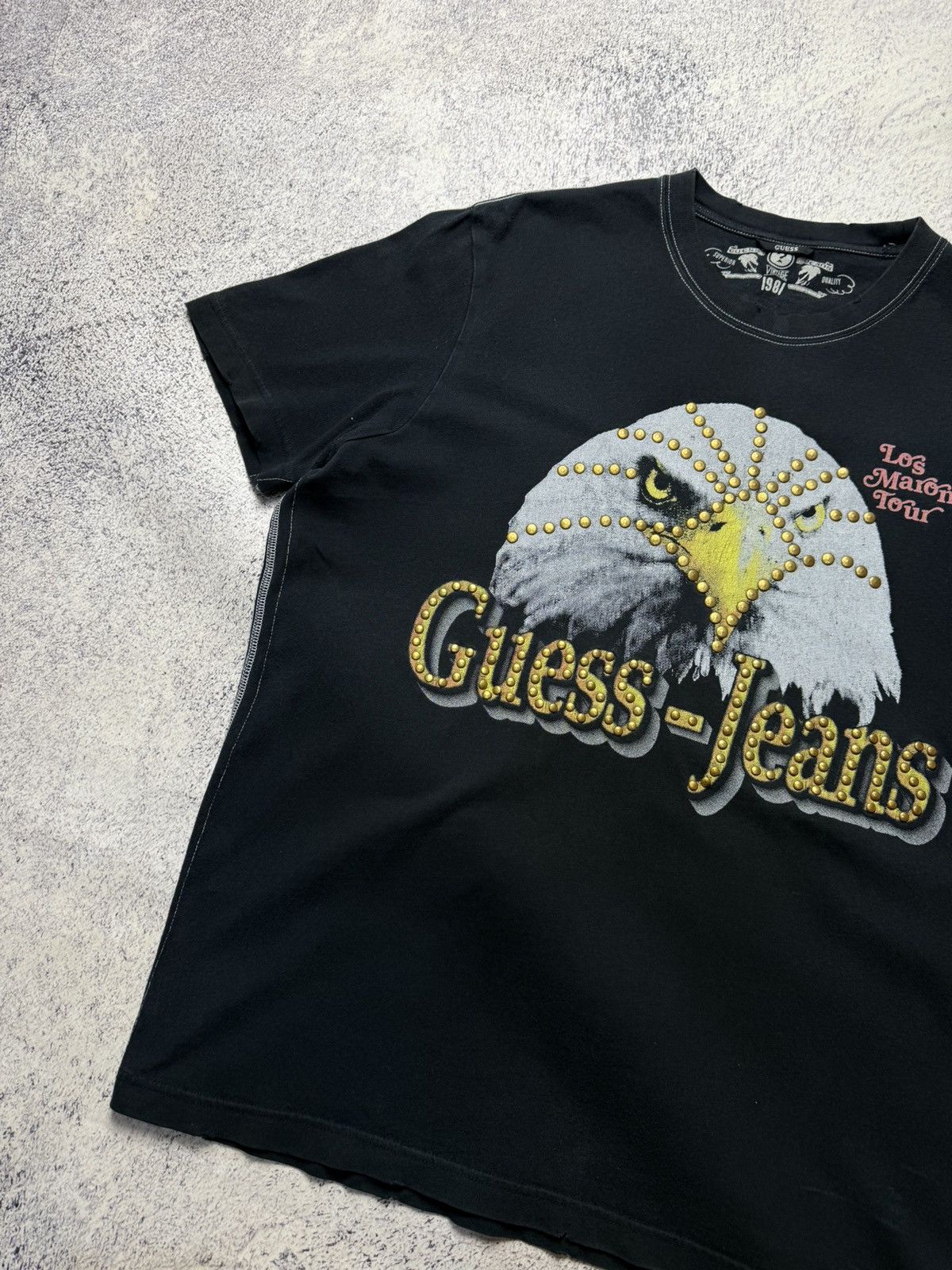 Guess Vintage Guess Jeans Los Marones Tour T-shirts Y2K Size US XL / EU 56 / 4 - 4 Thumbnail