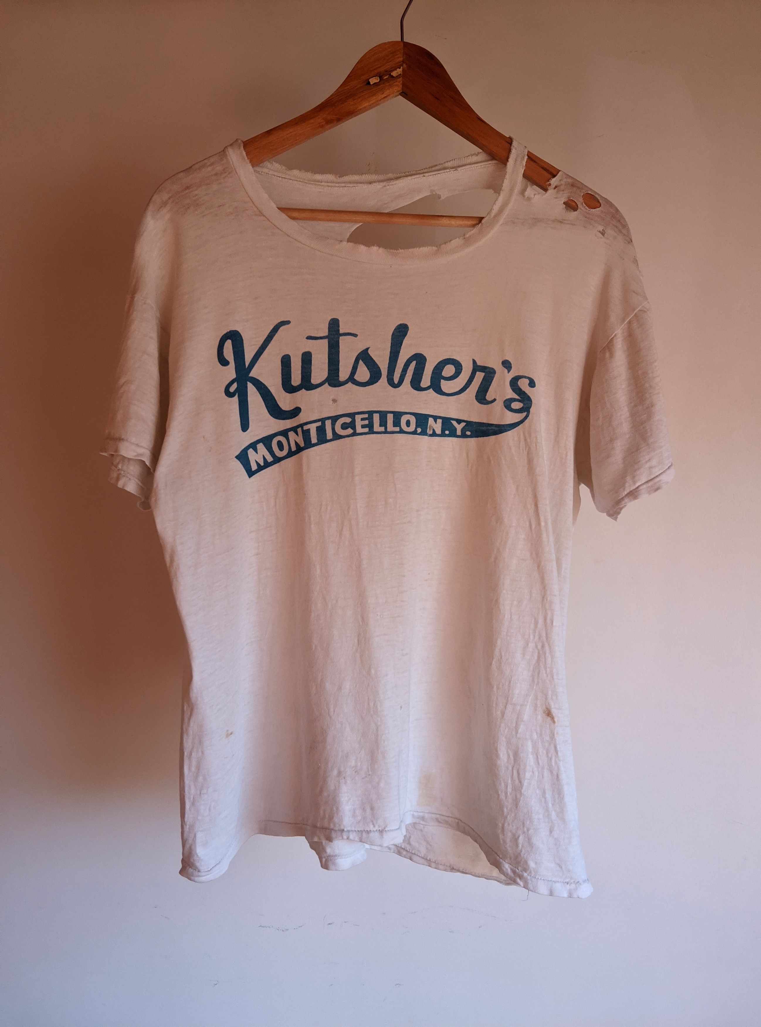 Vintage True vintage 50s 60s destroyed distressed kutshers fade erd Size US M / EU 48-50 / 2 - 1 Thumbnail
