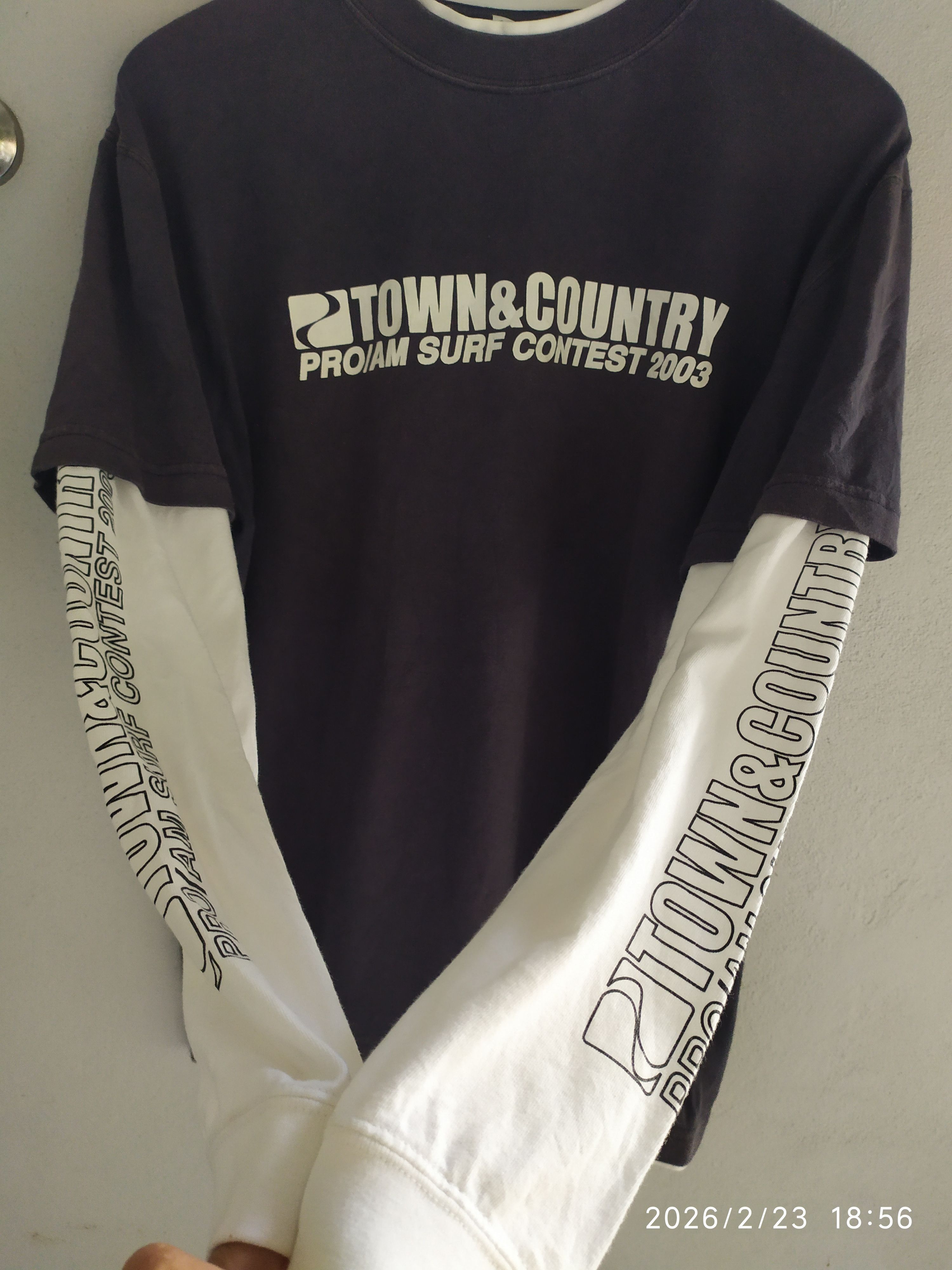 If Six Was Nine Y2k Vintage T&C Surf Designs double layer long slevee Size US M / EU 48-50 / 2 - 3 Thumbnail