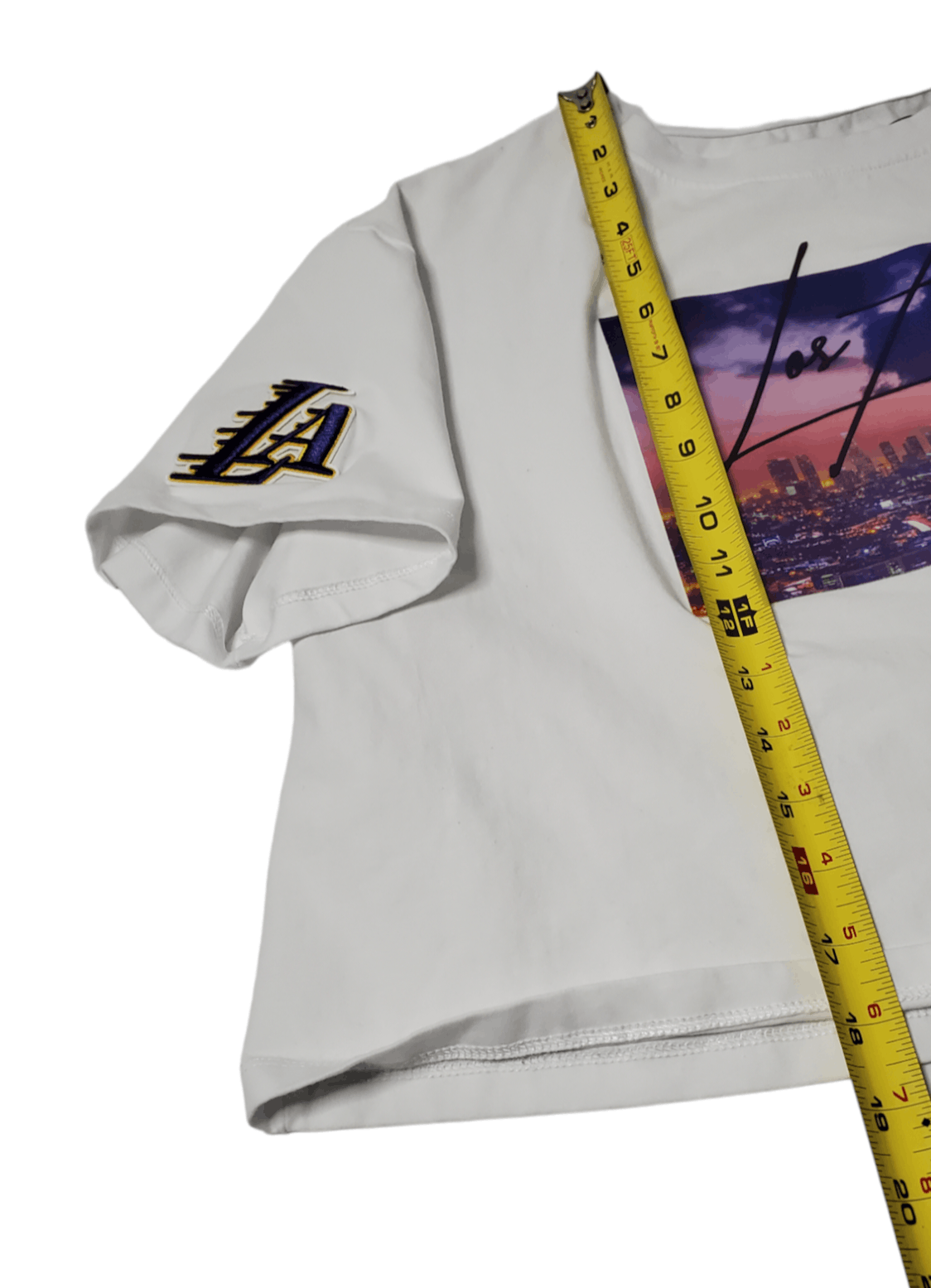 NBA × Vintage Los Angeles Lakers Skyline Croptop Size L / US 10 / IT 46 - 5 Thumbnail