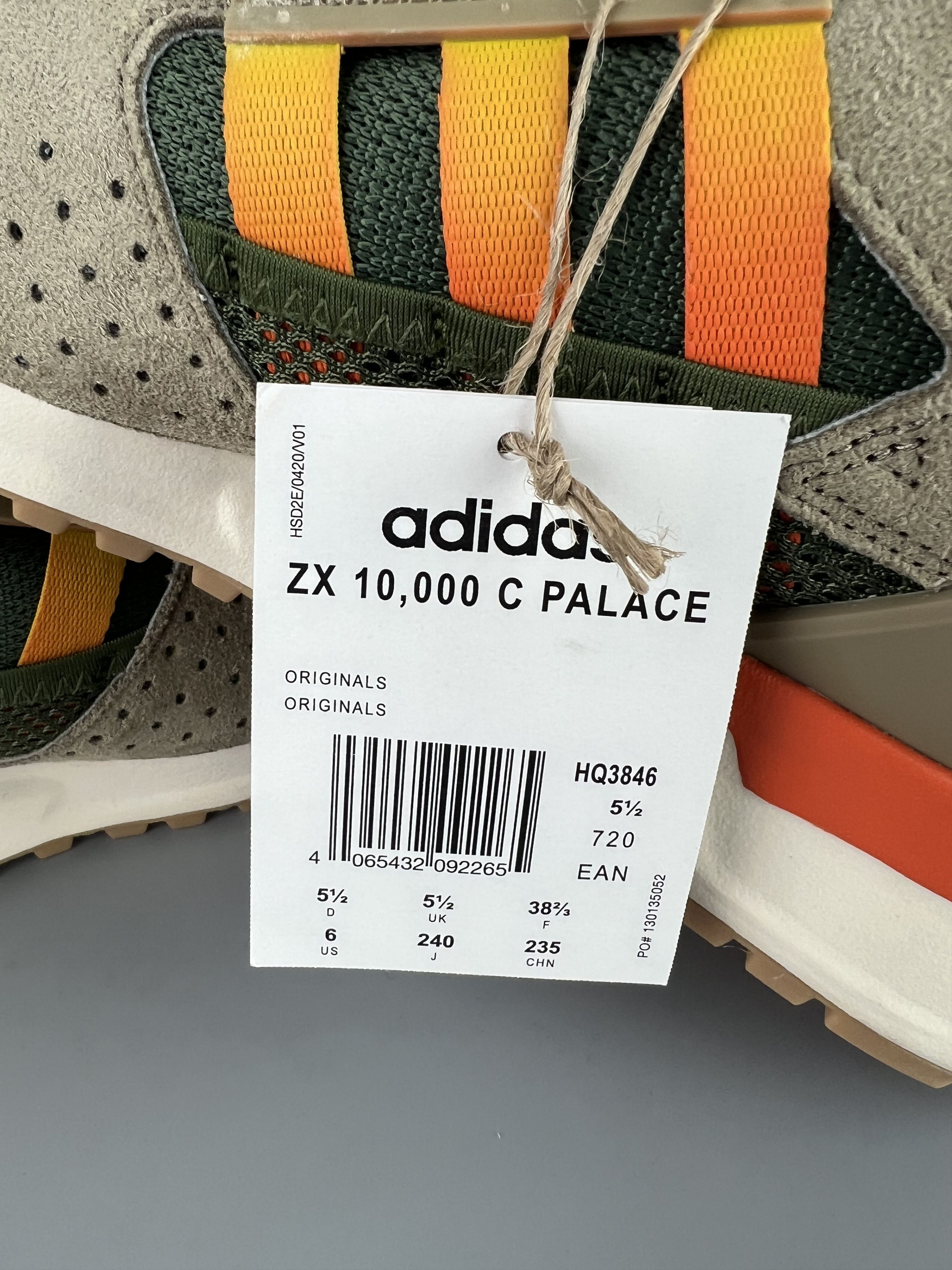 Adidas Adidas ZX 10000 x Palace Women's Sneakers US7 Size US 6 / IT 36 - 6 Thumbnail