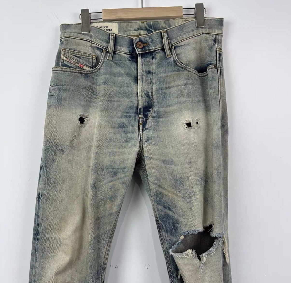 Diesel Diesel Vintage Ripped Jeans J42 Size US 31 - 4 Thumbnail