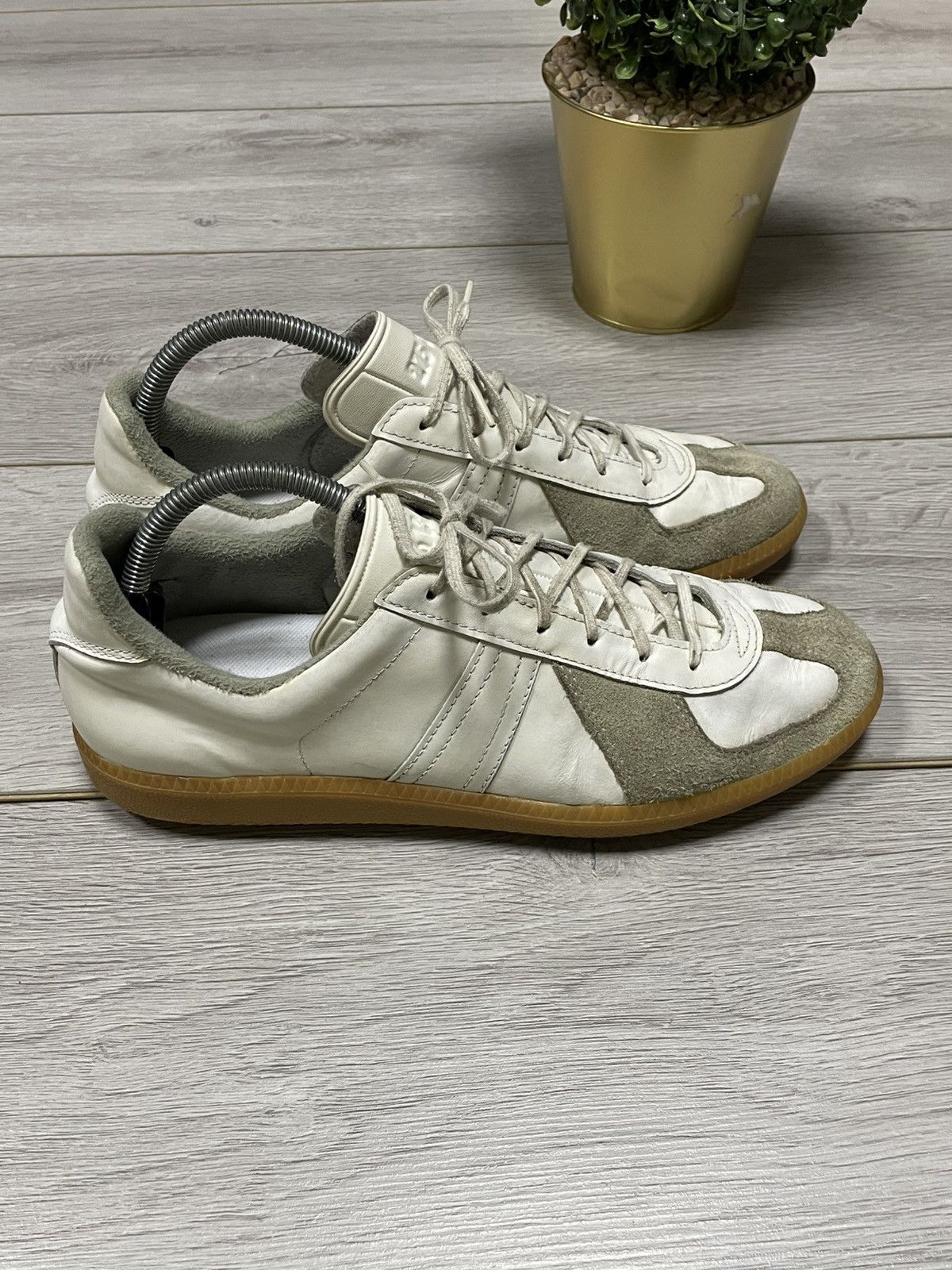 Vintage GAT Bw-sport 275 Margiela style vintage leather trainers Size US 10 / EU 43 - 3 Thumbnail