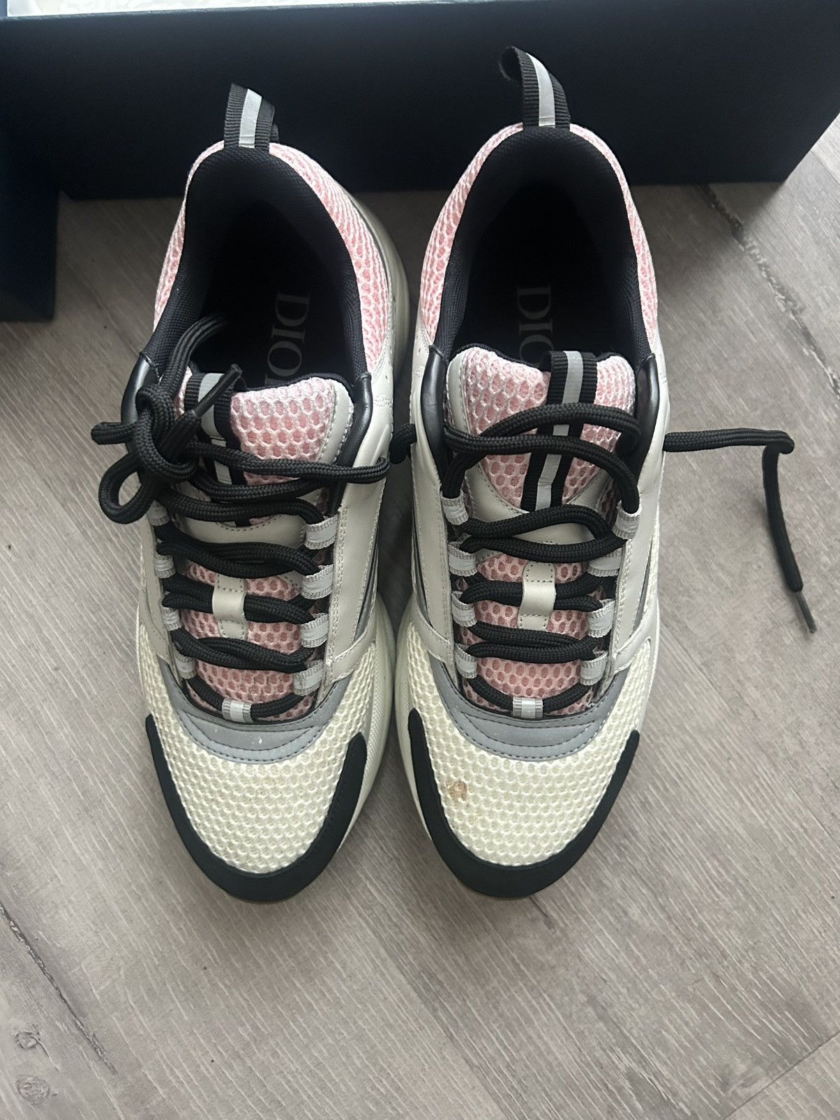 Dior Dior B22 Mesh Sneakers Pink/Grey (Size 43) Size US 10 / EU 43 - 4 Thumbnail