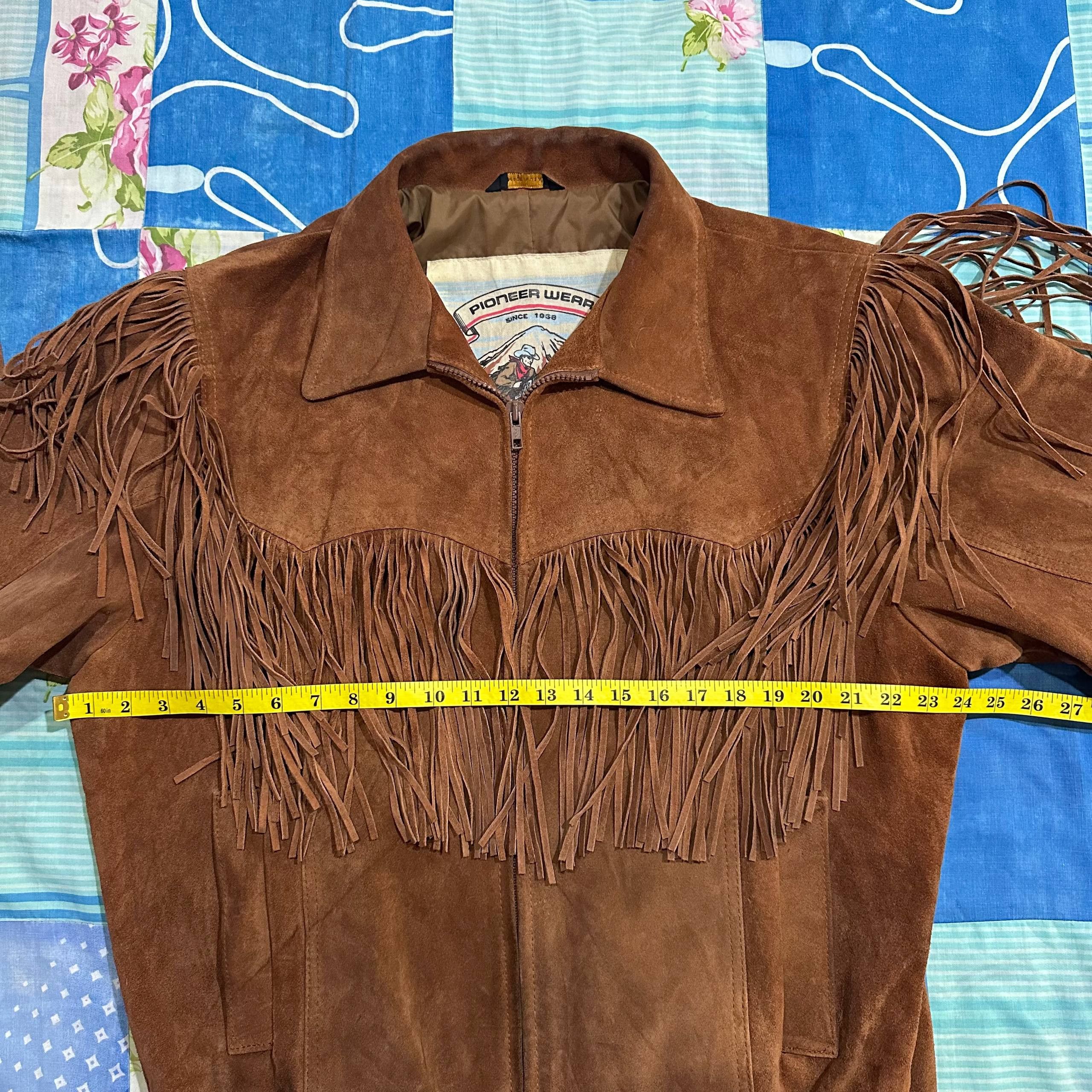 Vintage *RARE* Vintage Pioneer Wear Cowhide Leather Jacket Size US XL / EU 56 / 4 - 21 Thumbnail
