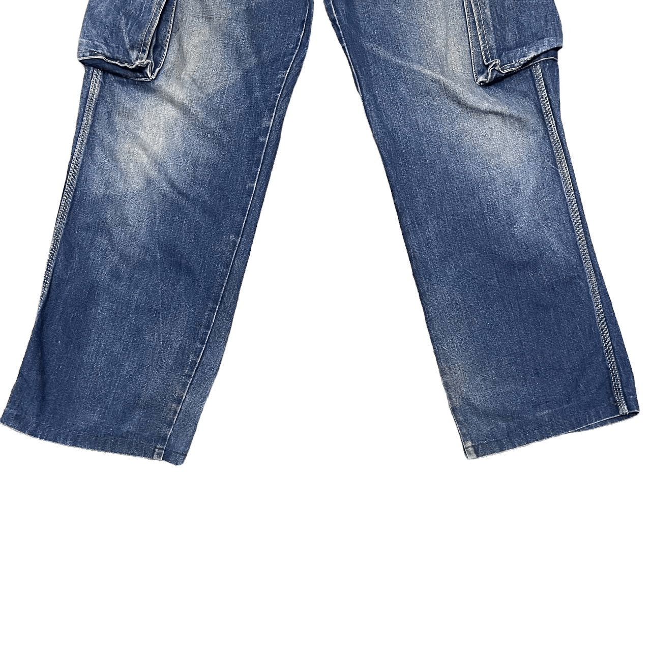 Big John Vintage Big John Cargo Denim Jeans Size US 33 - 3 Thumbnail
