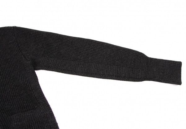 Junya Watanabe Jacket Elbow Patch Wool Knit Black Size US S / EU 44-46 / 1 - 4 Thumbnail