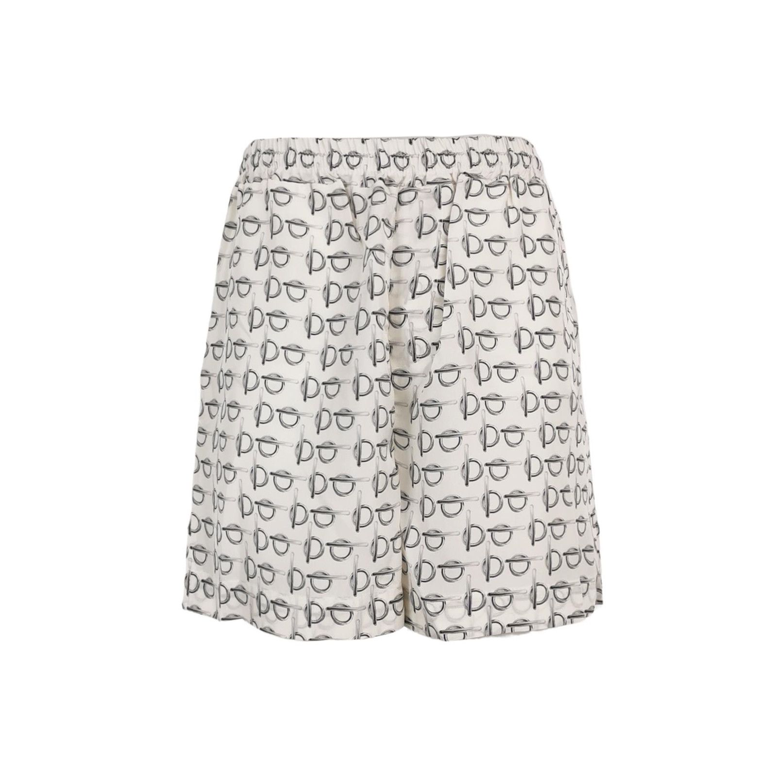 Burberry Burberry Graphic Print Silk Shorts Size US 2 Size 26" / US 2 / IT 38 - 1 Thumbnail