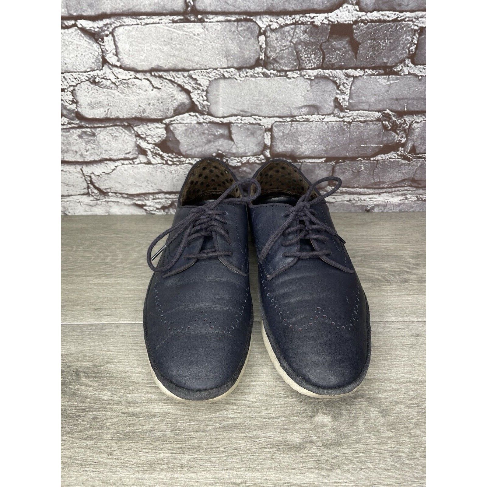 Ugg UGG Energ Blue Leather Cali Wingtip Derby Shoes Men’s Sz 8.5 Size US 8.5 / EU 41-42 - 13 Thumbnail
