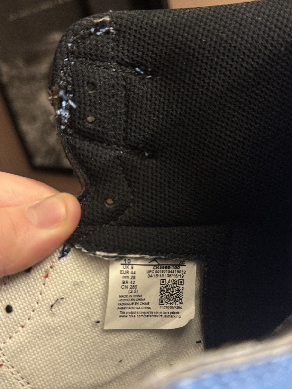 Jordan Brand Air Jordan 1 retro high OG “fearless” Size US 10 / EU 43 - 9 Thumbnail