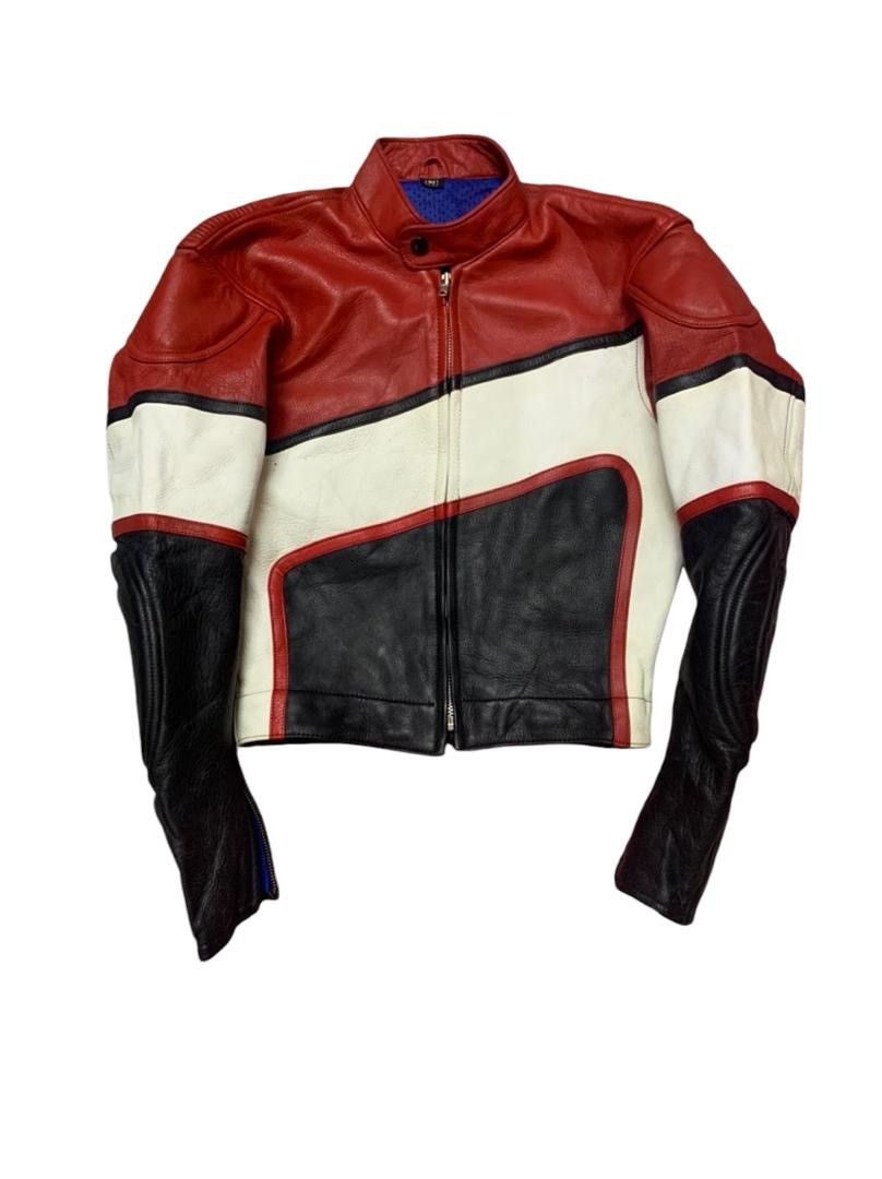 Sports Specialties Cropped Leather Fashion Biker Jacket Vintage Size US XS / EU 42 / 0 - 2 Thumbnail