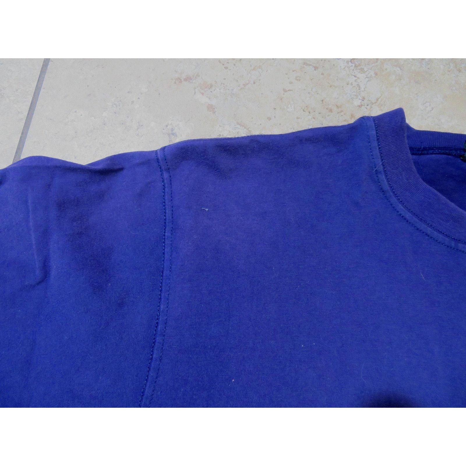 Other Cross Creek Square Pocket T-Shirt, Blank Plain, Blue M 1990s Size US M / EU 48-50 / 2 - 6 Thumbnail