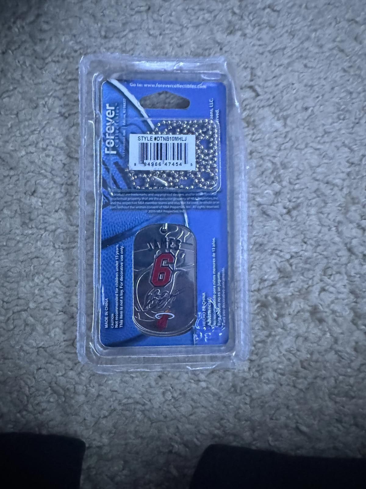 Other Sport Tagz NBA Miami Heat LeBron James Keychain Size ONE SIZE - 2 Thumbnail