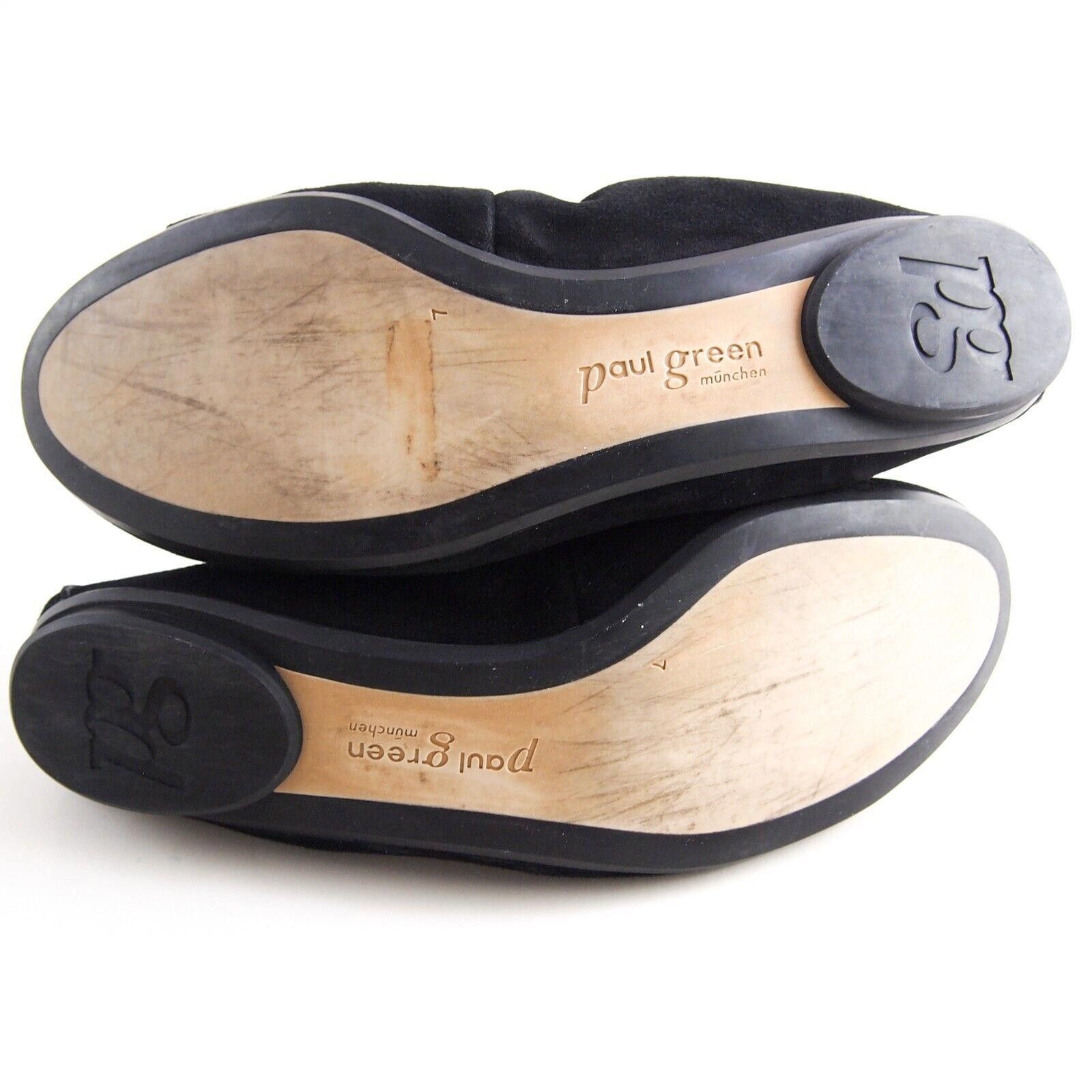 Designer Paul Green Ballet Flats Black Suede Studded US 9.5 UK 7 Size US 9.5 / IT 39.5 - 8 Thumbnail