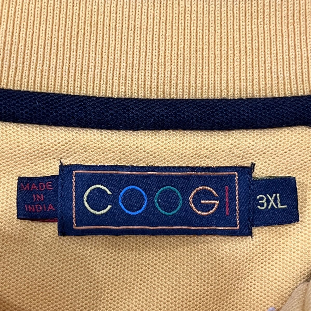 Coogi RARE Coogi Heritage Y2K Polo Shirt Yellow Size 3XL Size US XXL / EU 58 / 5 - 4 Thumbnail