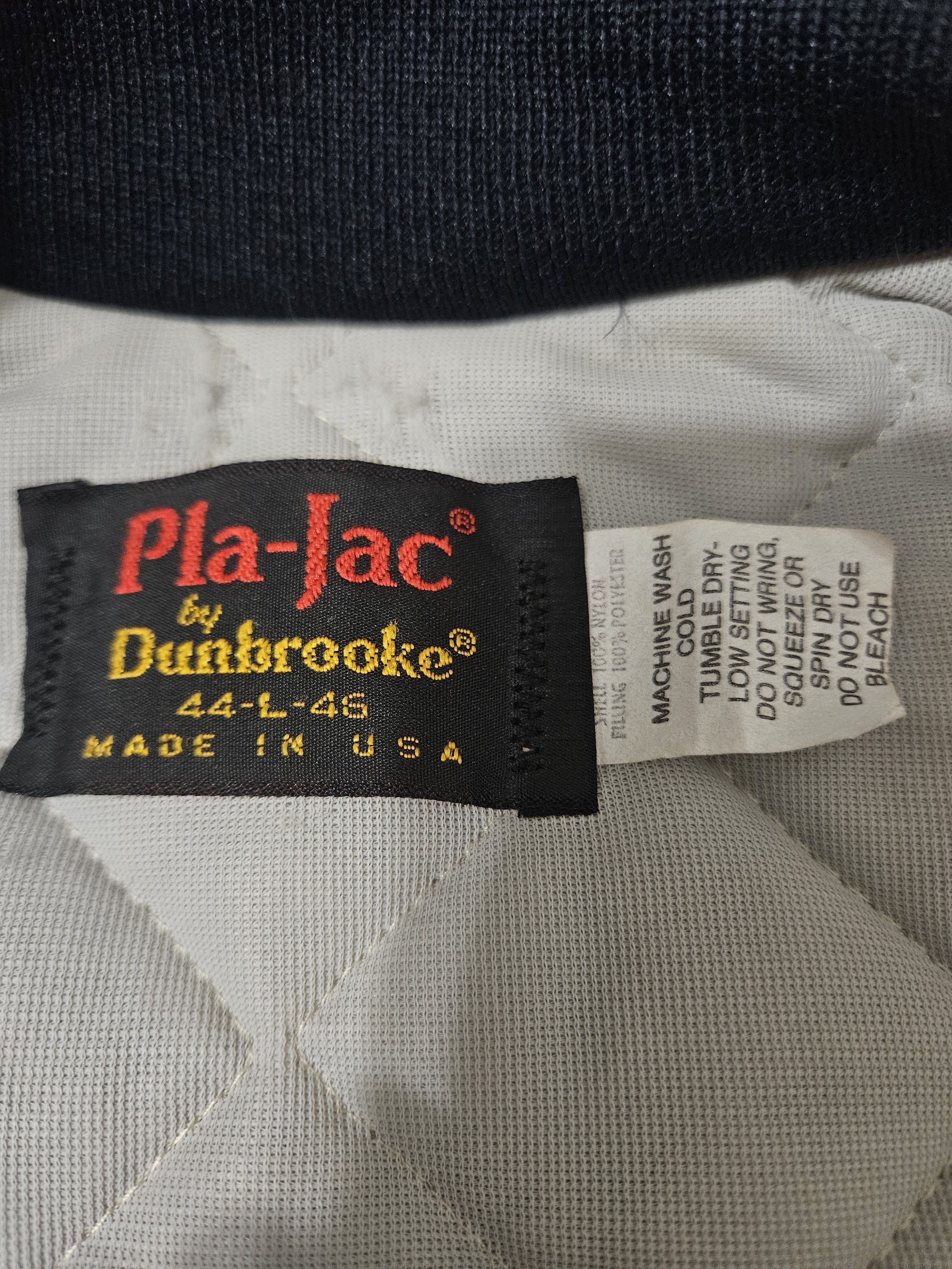 Dunbrooke 90s Dunbrooke Satin Bomber Jacket USA Made Large Del MONTE Size US L / EU 52-54 / 3 - 6 Thumbnail