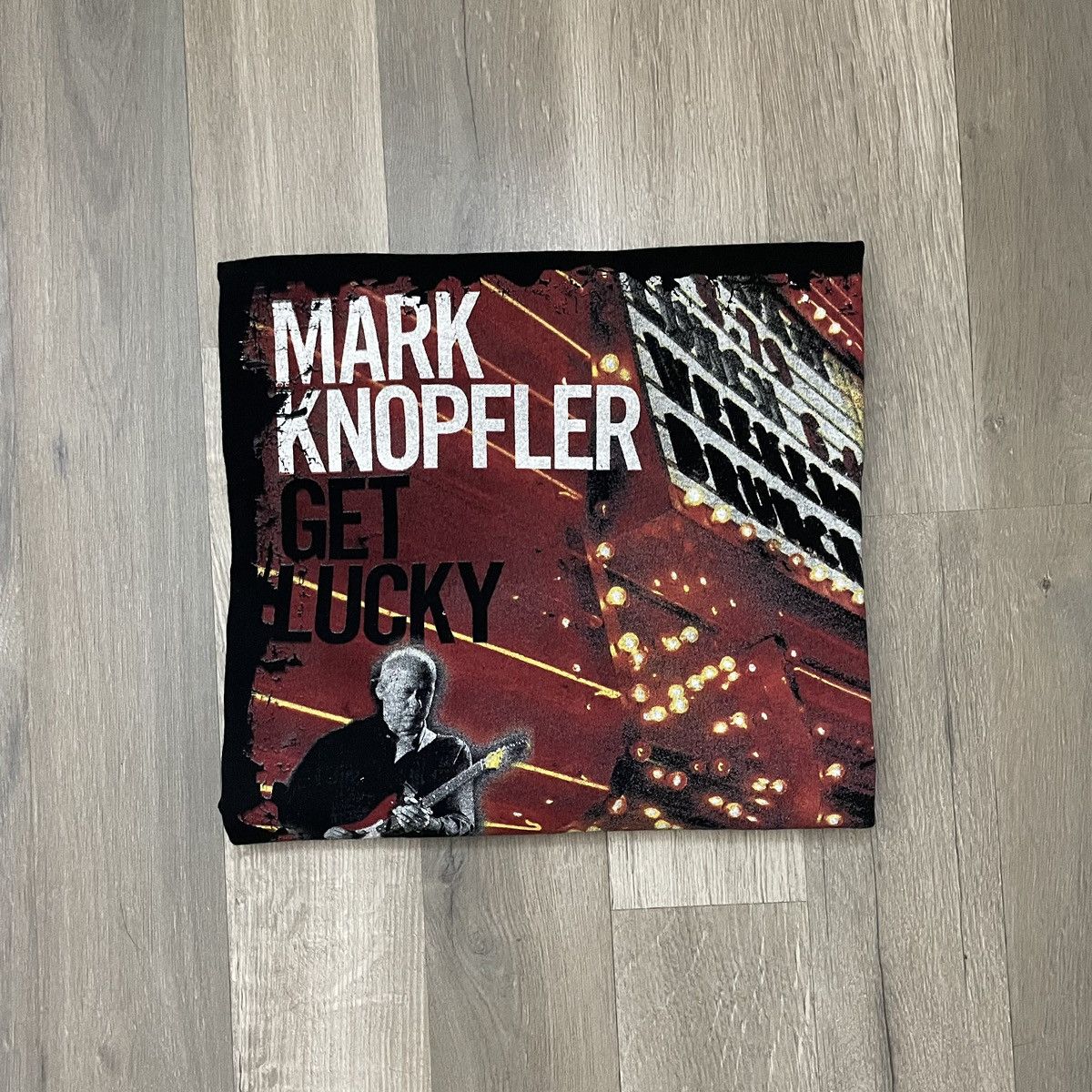 Band Tees Mark Knopfler Get Lucky European Tour 2010 Size US XL / EU 56 / 4 - 1 Thumbnail
