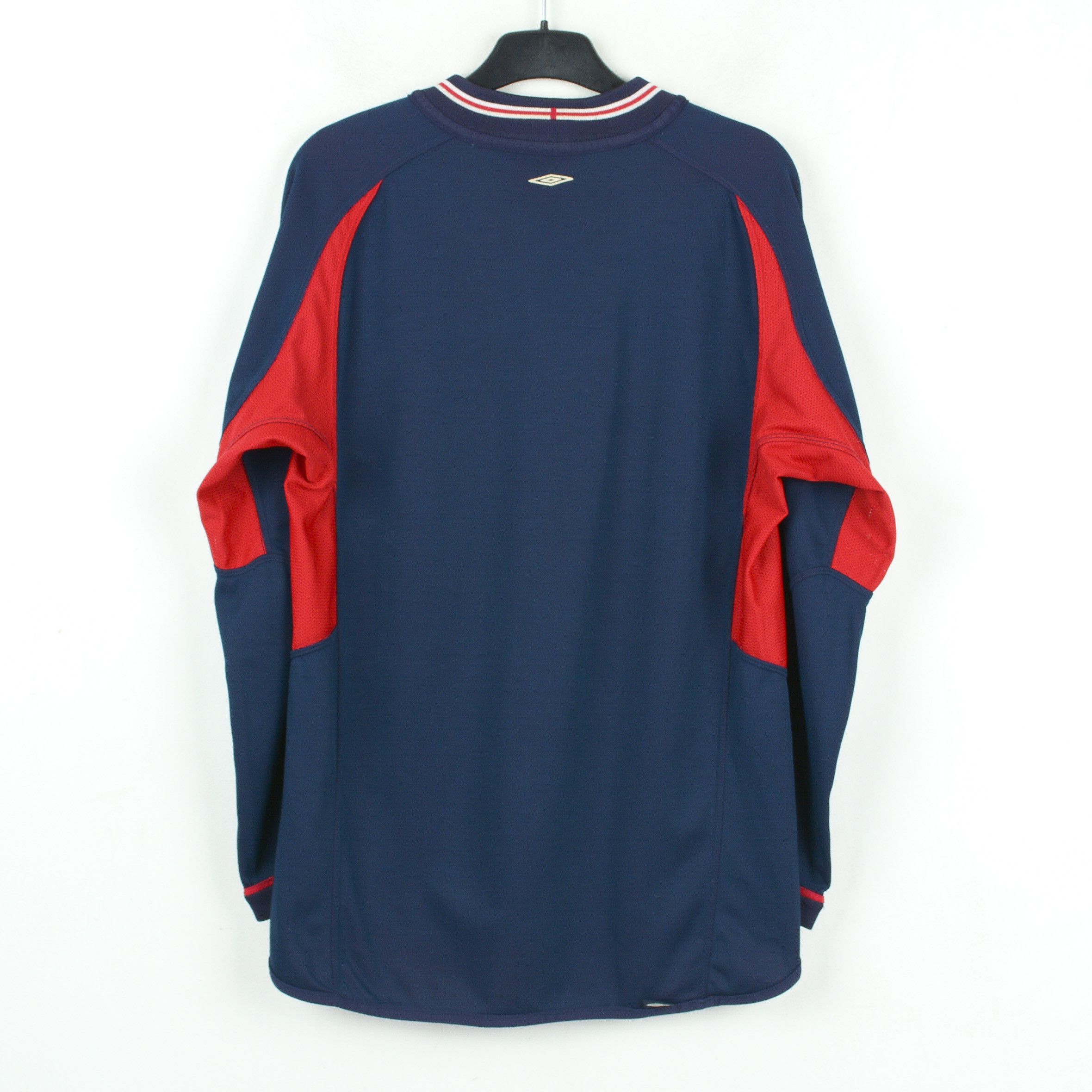 Umbro England S Football Long Sleeve Reversible 2002 2004 Shirt Size US S / EU 44-46 / 1 - 6 Thumbnail