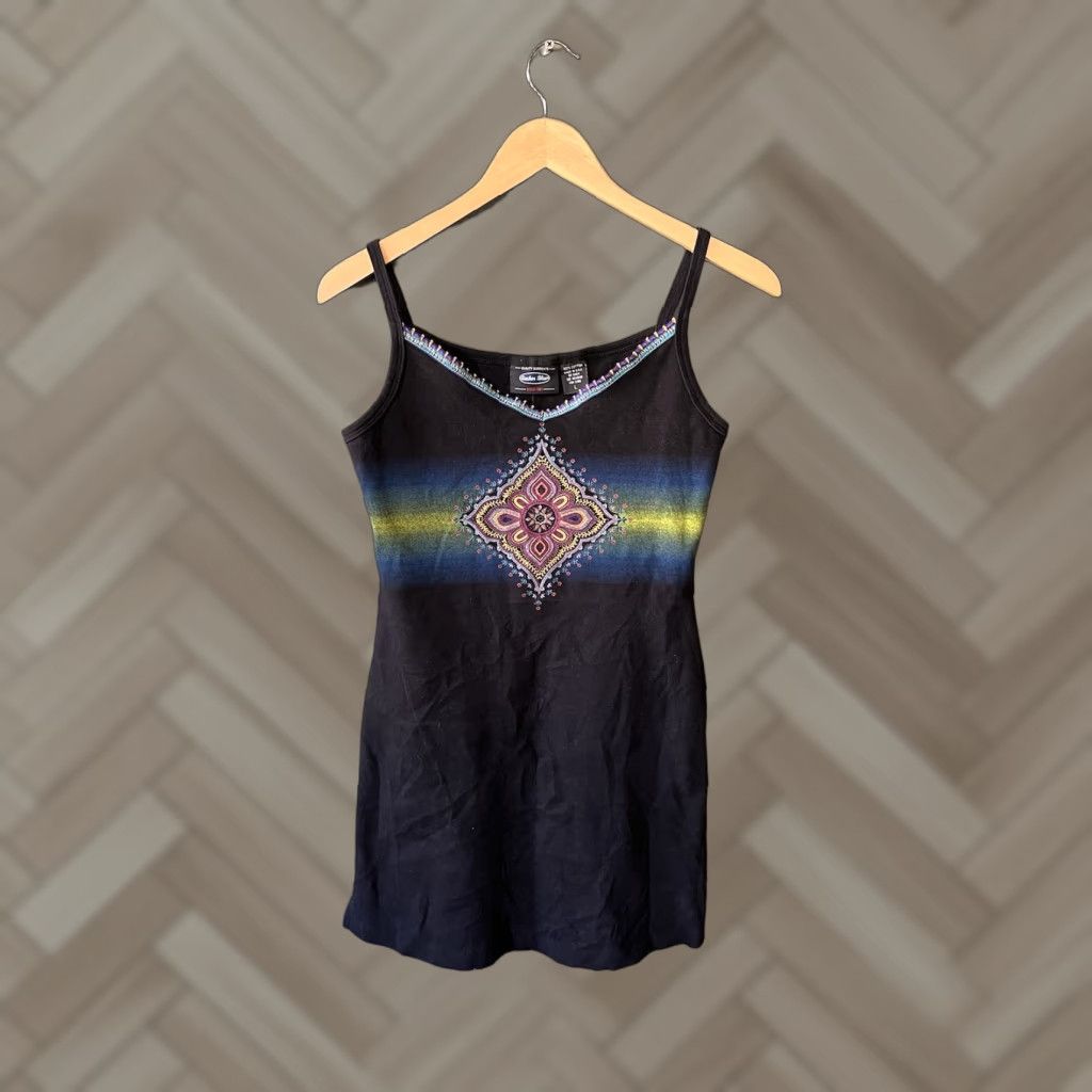 Anchor Blue Y2K Anchor Blue Womens Black Sleeveless Tank Top Size Large Size L / US 10 / IT 46 - 1 Thumbnail