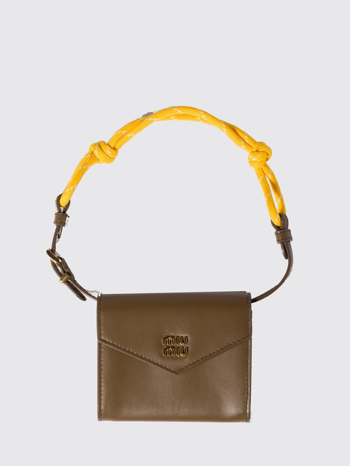 Miu Miu Miu Miu Wallet Woman Brown Size ONE SIZE - 1 Thumbnail