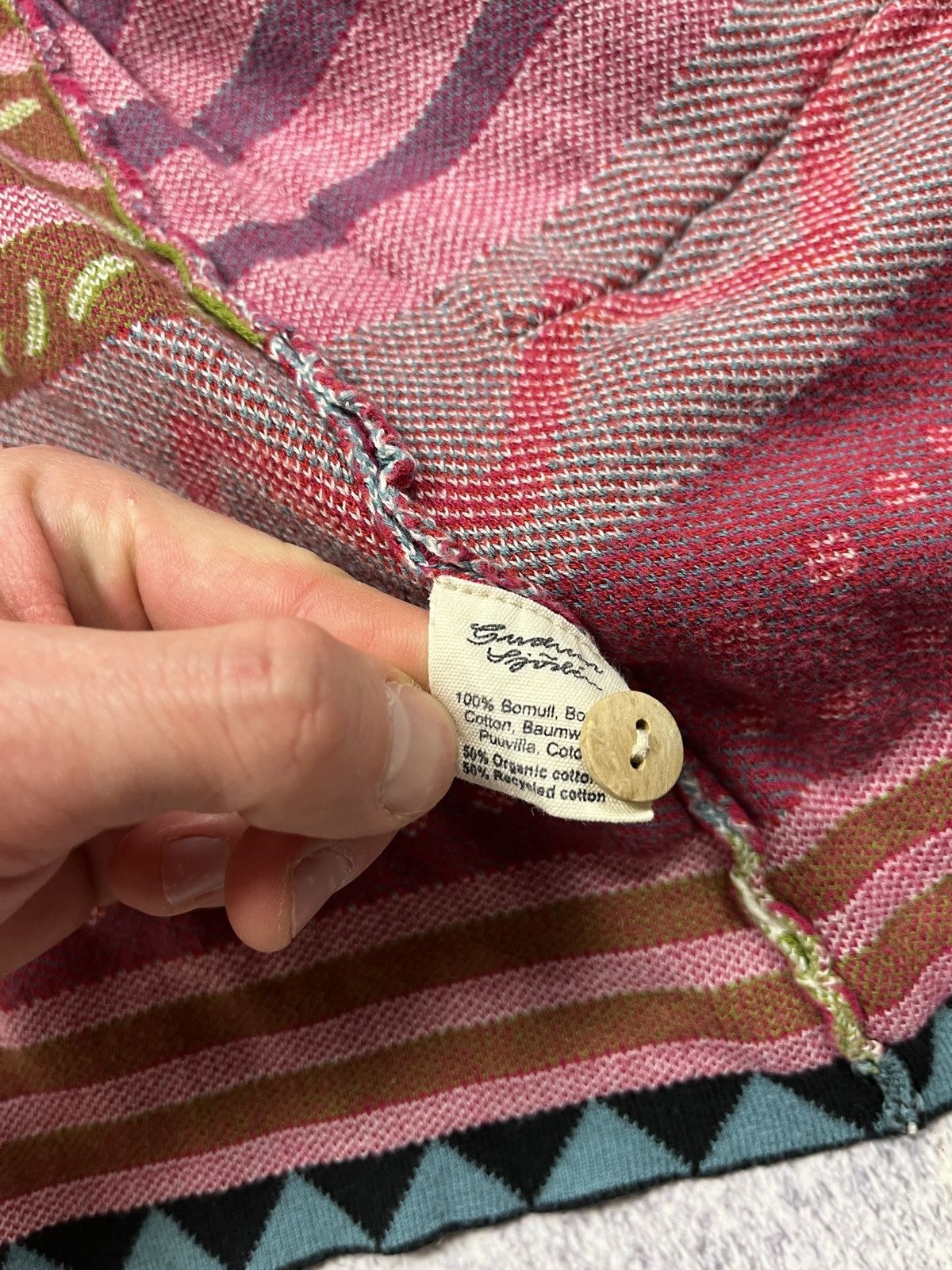 Japanese Brand × Vintage Gudrun Sjoden Floral Eclectic Dress Cardigan Size M / US 6-8 / IT 42-44 - 14 Thumbnail
