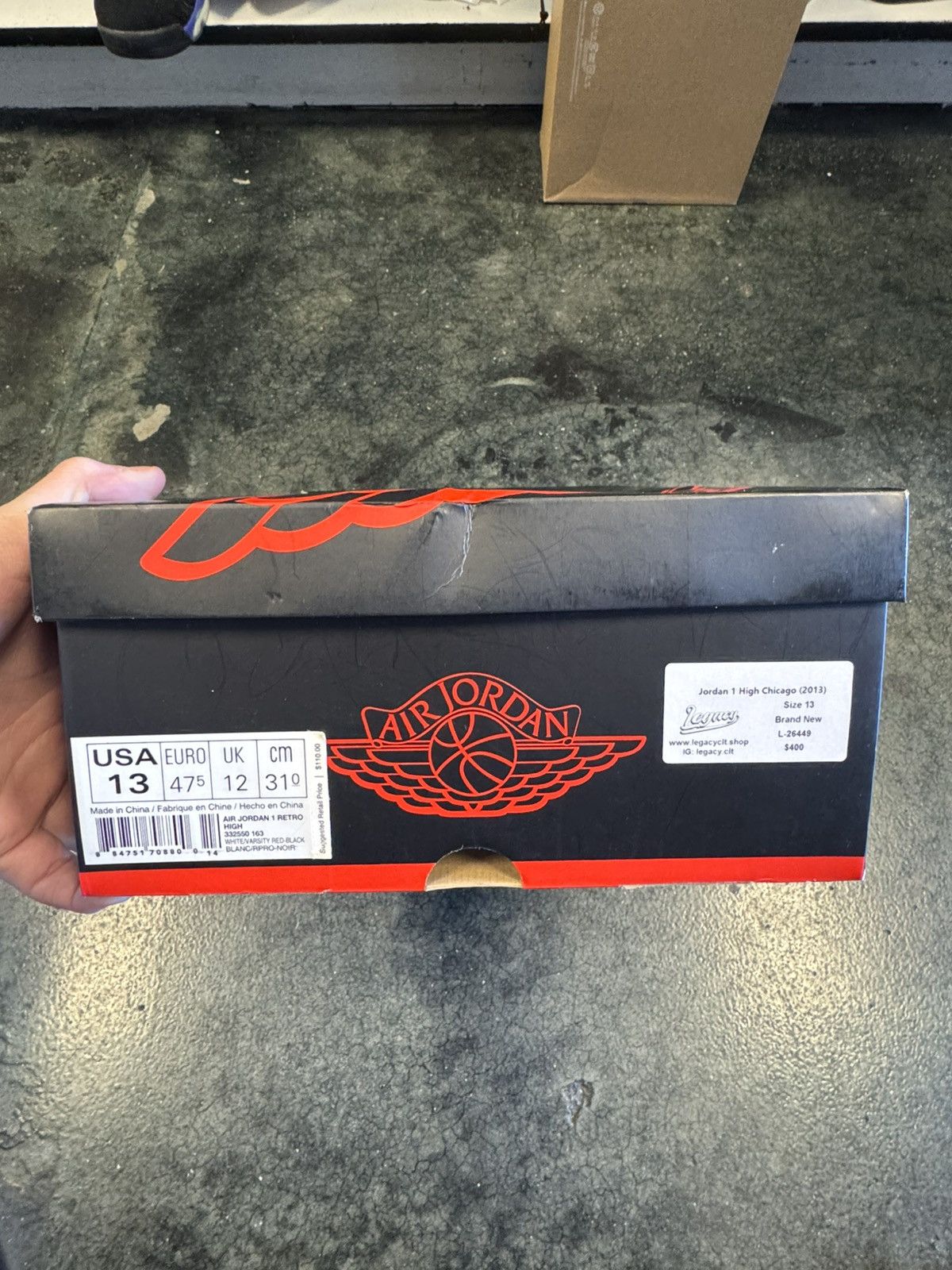 Jordan Brand Jordan 1 High Chicago (2013) Size US 13 / EU 46 - 7 Thumbnail