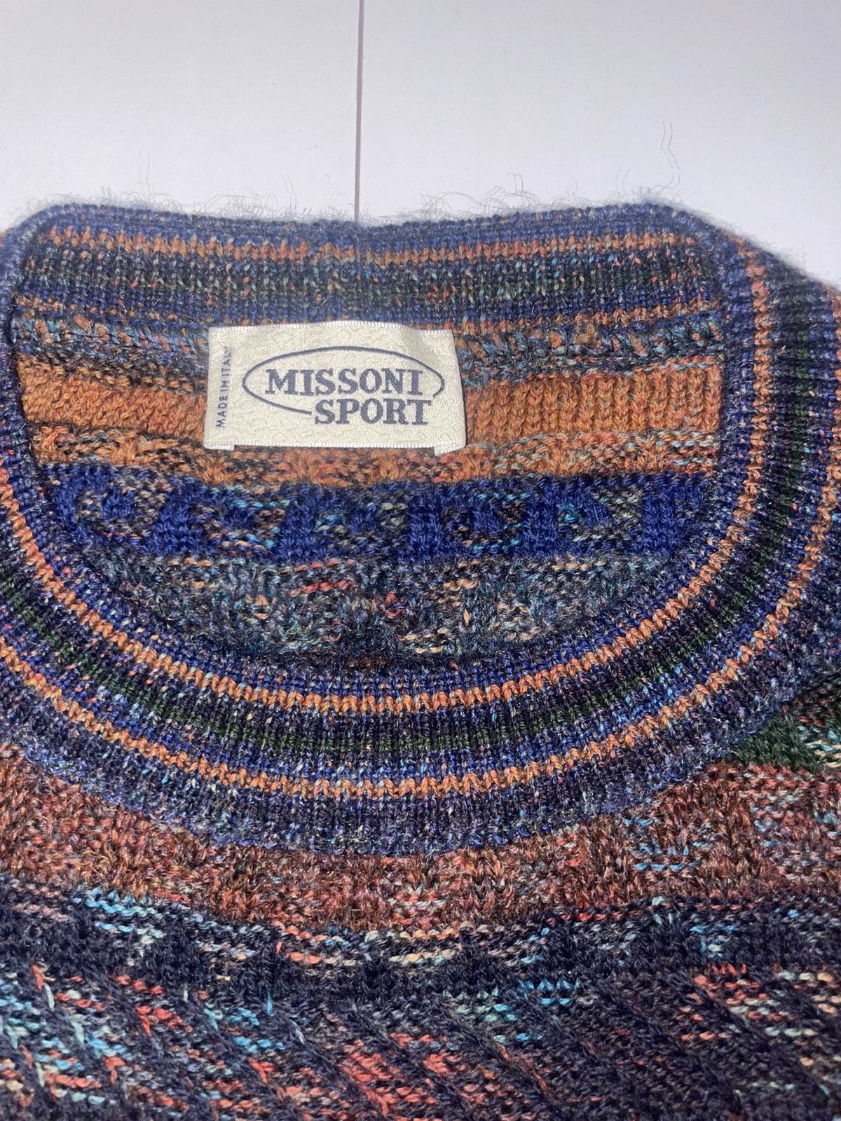 Missoni Vintage Missoni Sport Multicolor Wool Knit Sweater | Grailed