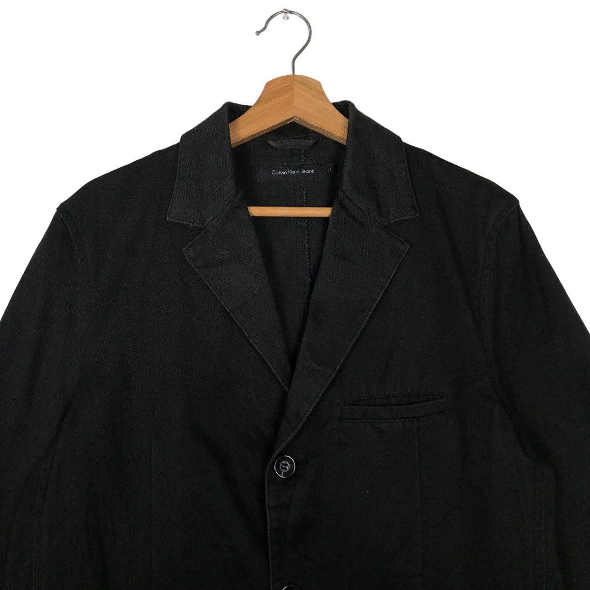 Japanese Brand 🔥90’s Hickory Chore Jacket Work Calvin Klein Issey Miyake Size US L / EU 52-54 / 3 - 3 Thumbnail