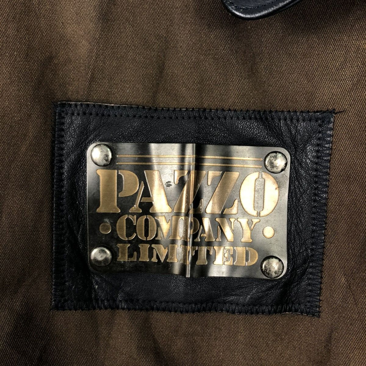Japanese Brand 🔥VINTAGE BOMBER LEATHER JACKET PAZZO COMPANY ISSEY MIYAKE Size US M / EU 48-50 / 2 - 21 Thumbnail