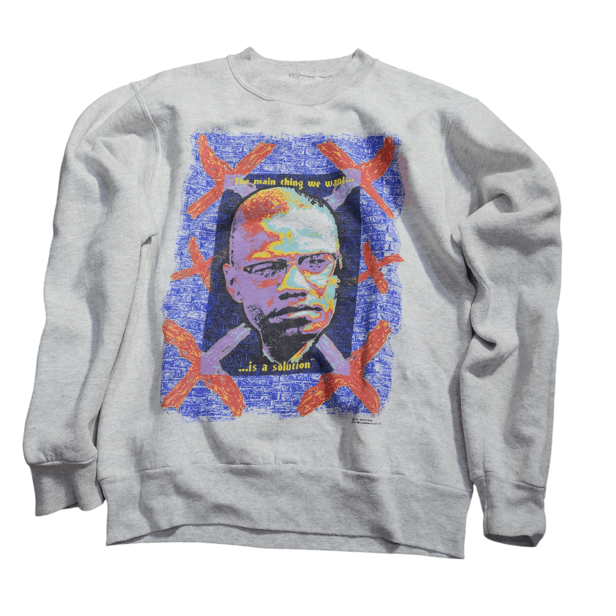 Vintage 1992 Malcolm X Dr Betty Shabazz Sweatshirts