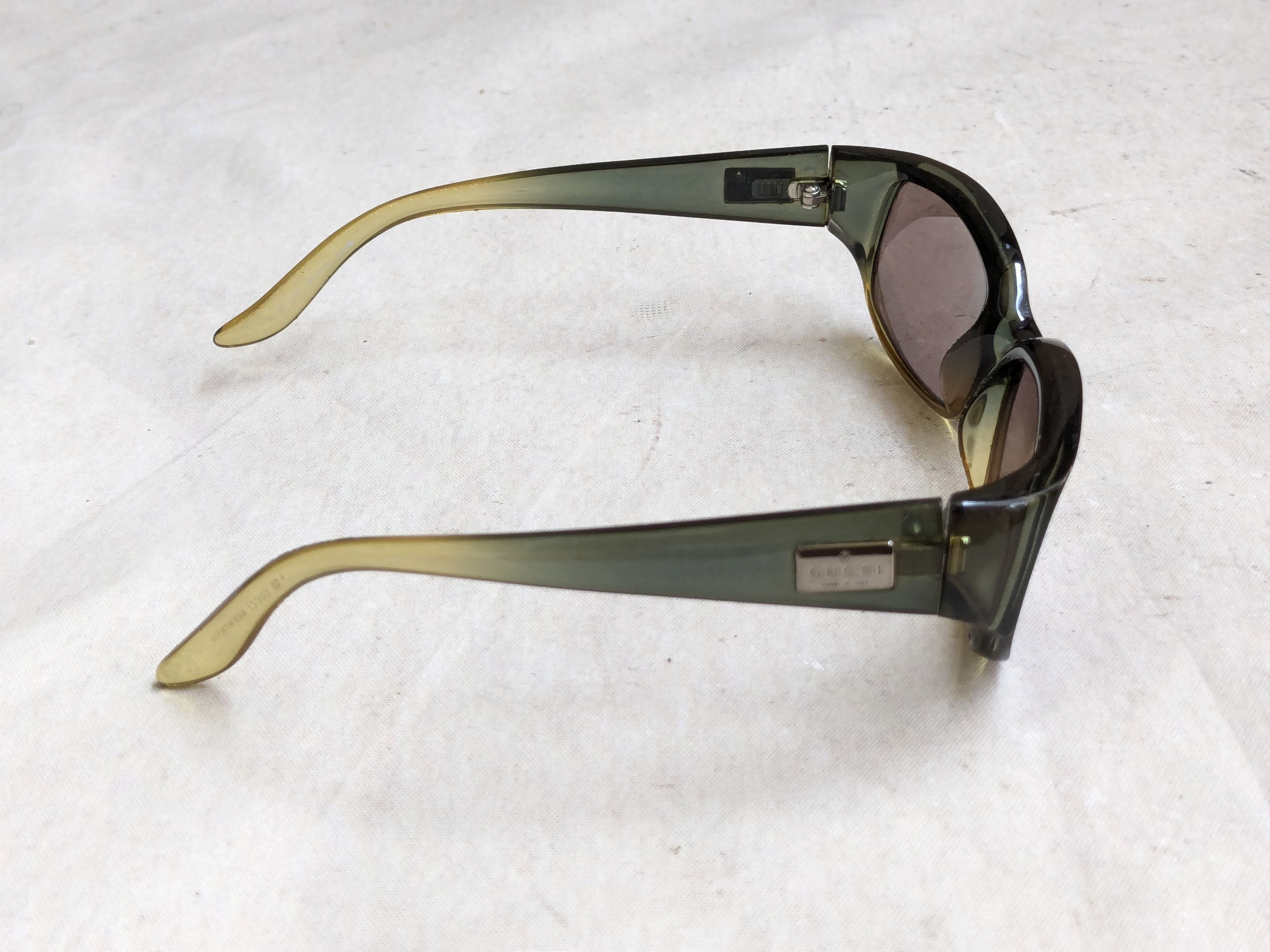 Gucci Gucci Sunglasses GG2475/S Green Gradient Plastic Y2K Size ONE SIZE - 3 Thumbnail