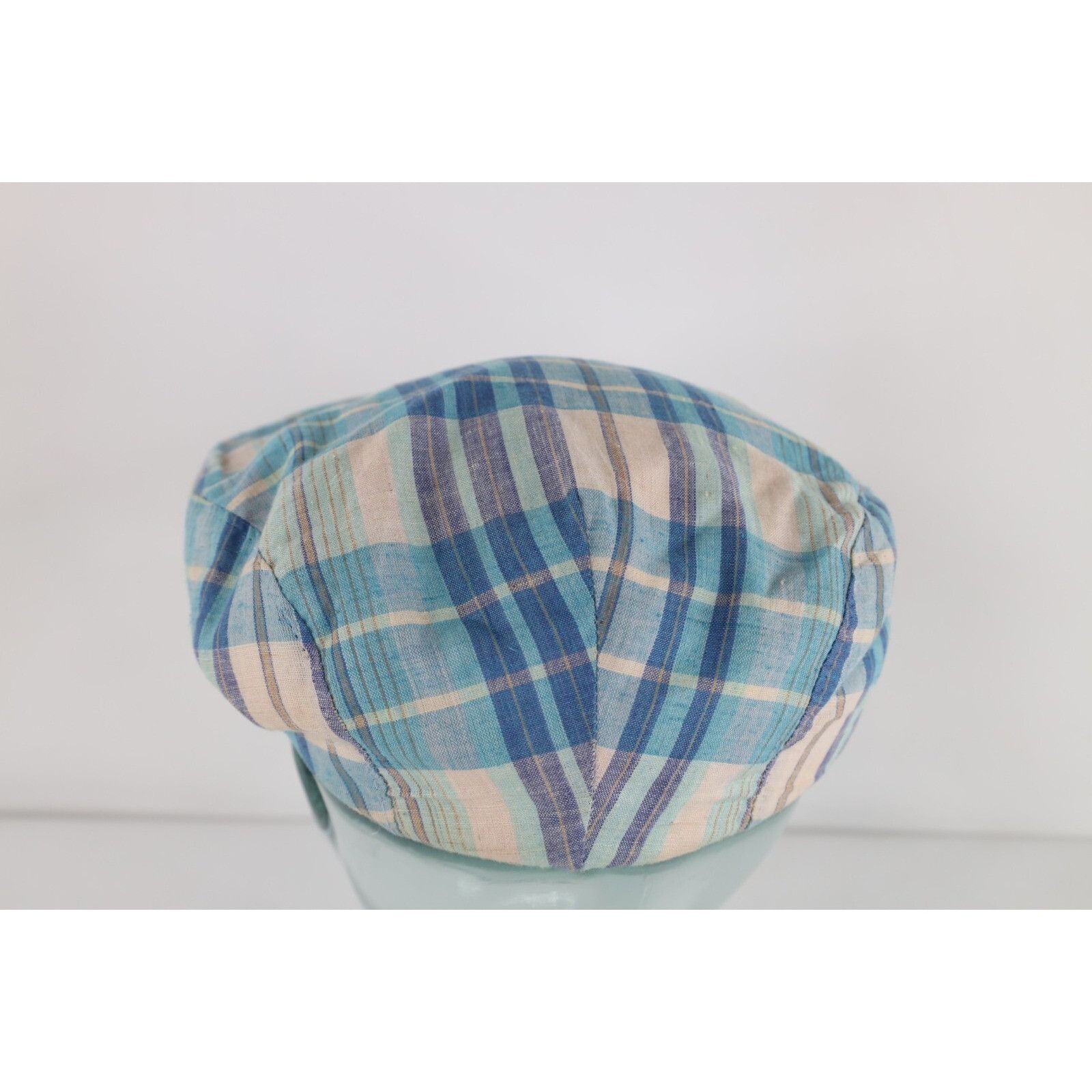 Vintage Vintage 70s 80s Streetwear Madras Plaid Newsboy Cabbie Hat Size ONE SIZE - 3 Thumbnail