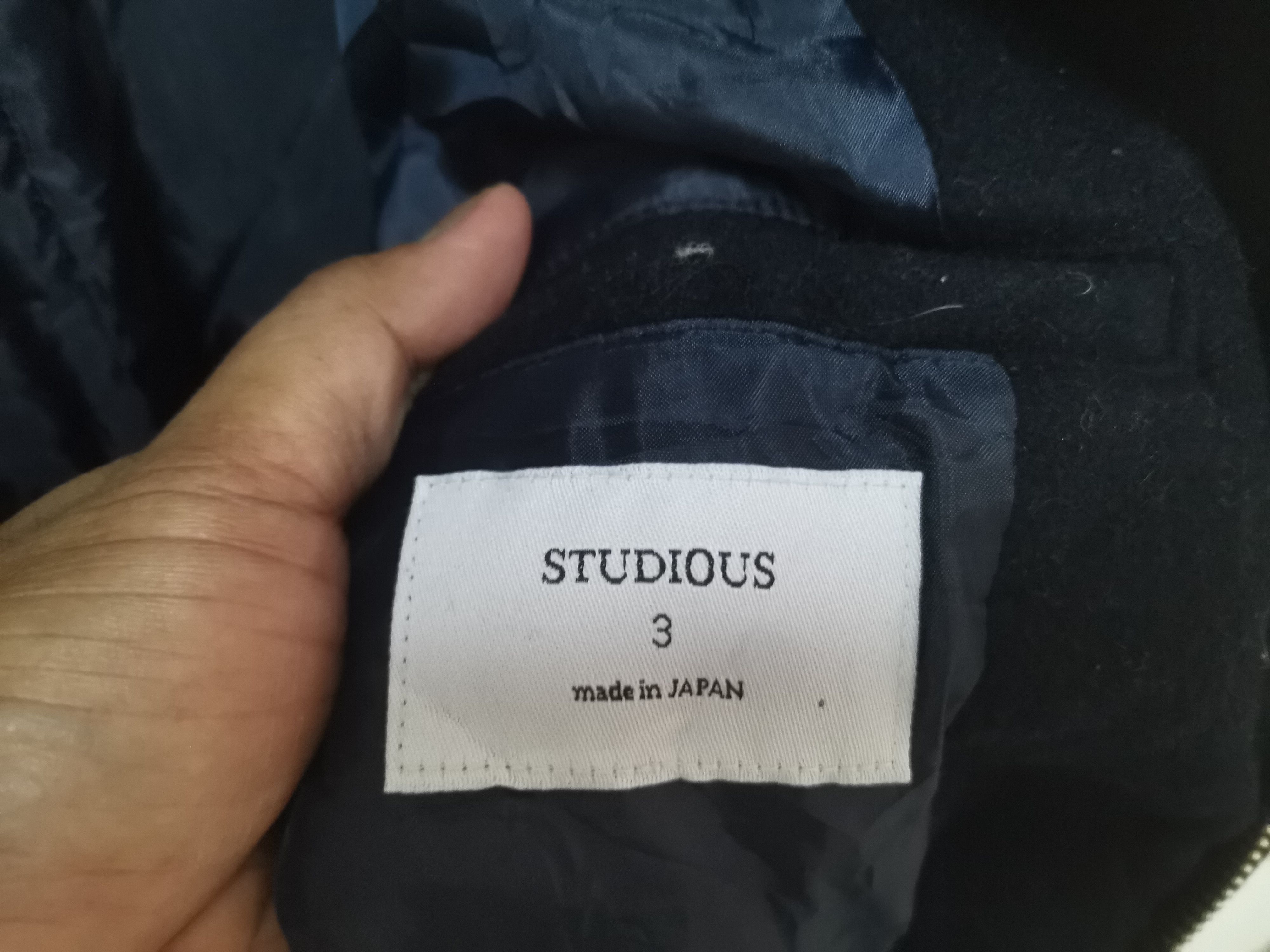 Japanese Brand × STUDIOUS Rare Studious jacket /blazer nice design Size M / US 6-8 / IT 42-44 - 8 Thumbnail