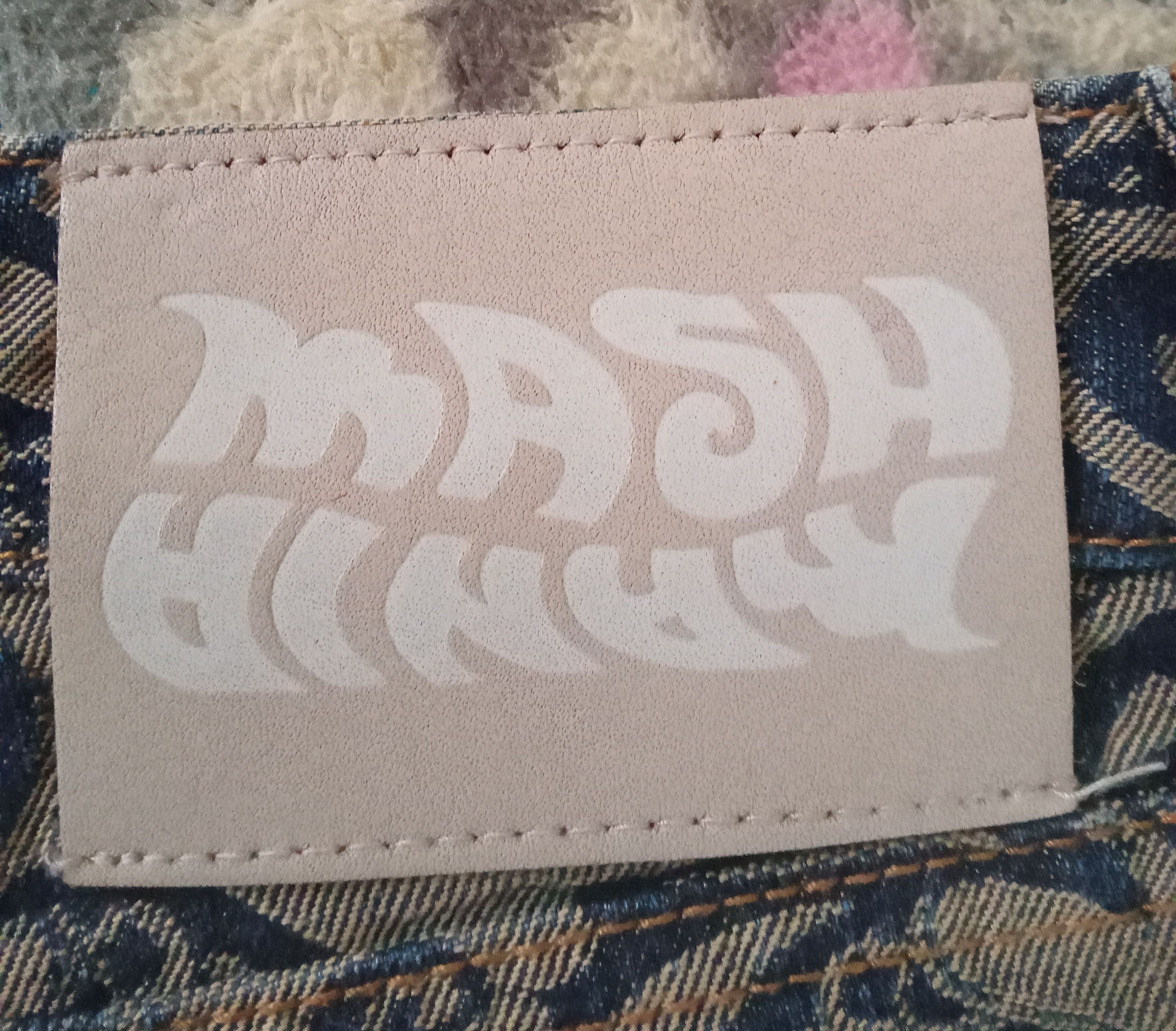 Japanese Brand Mash Mania Rare Peacock Design Flare Jeans Size 28" / US 6 / IT 42 - 3 Thumbnail
