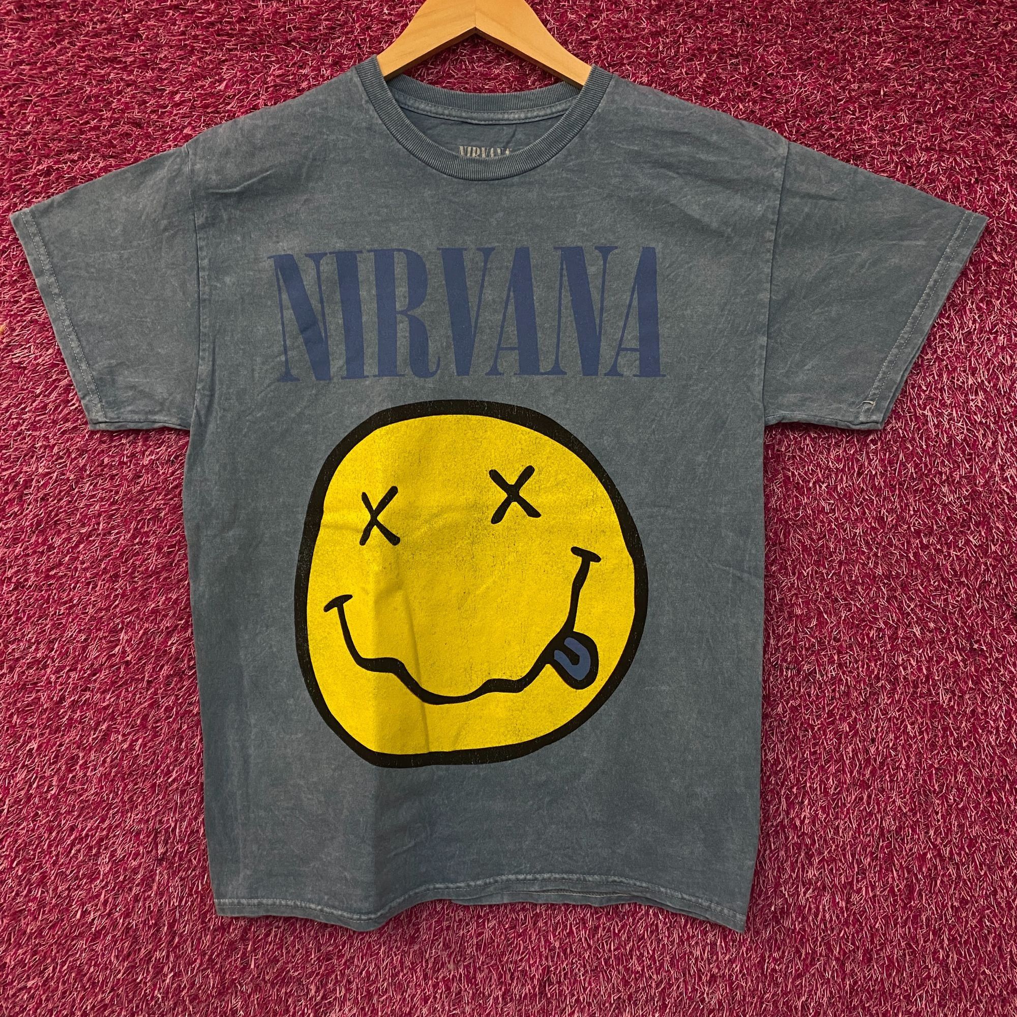 Nirvana Nirvana Nevermind Dead Smiley Graphic Grunge Band T-Shirt Me Size US M / EU 48-50 / 2 - 1 Thumbnail