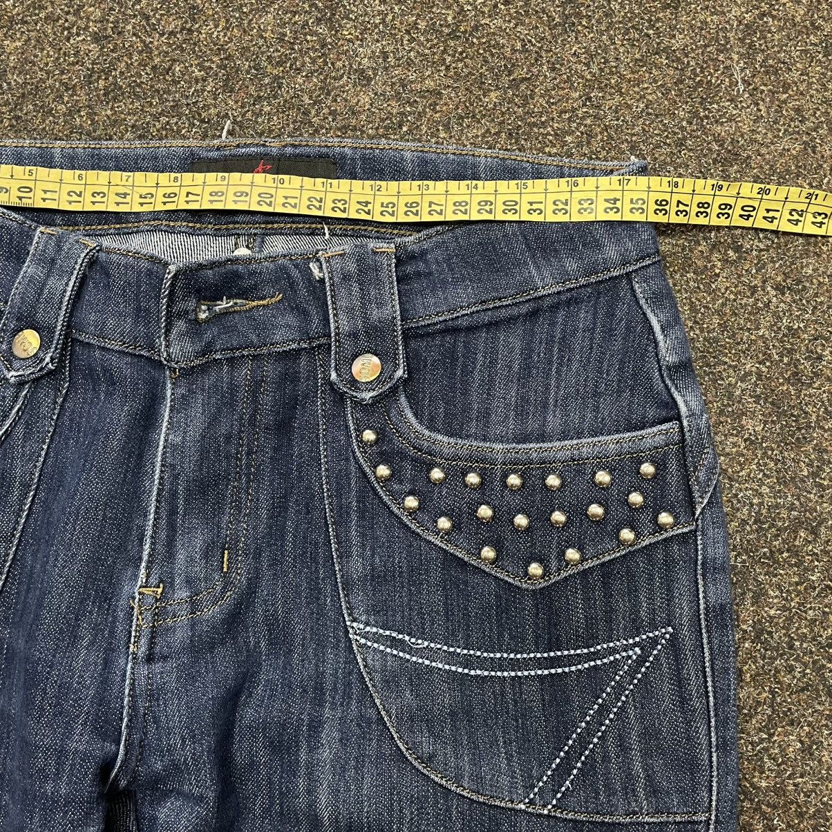 Vintage Y2K Baggy Wide Leg Distressed Jeans Skate Streetwear Graphic Size 32" / US 10 / IT 46 - 7 Thumbnail