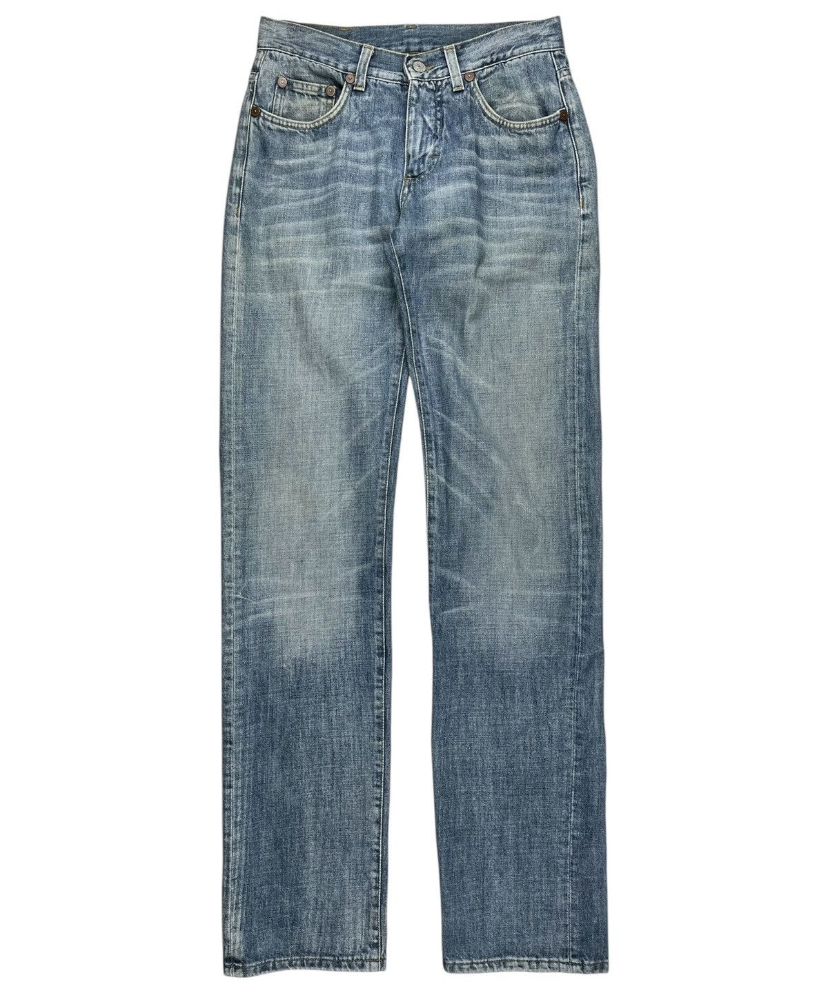 Gucci Gucci Tom Ford Vintage Lightwash Faded Blue Denim Jeans Size US 28 / EU 44 - 1 Thumbnail