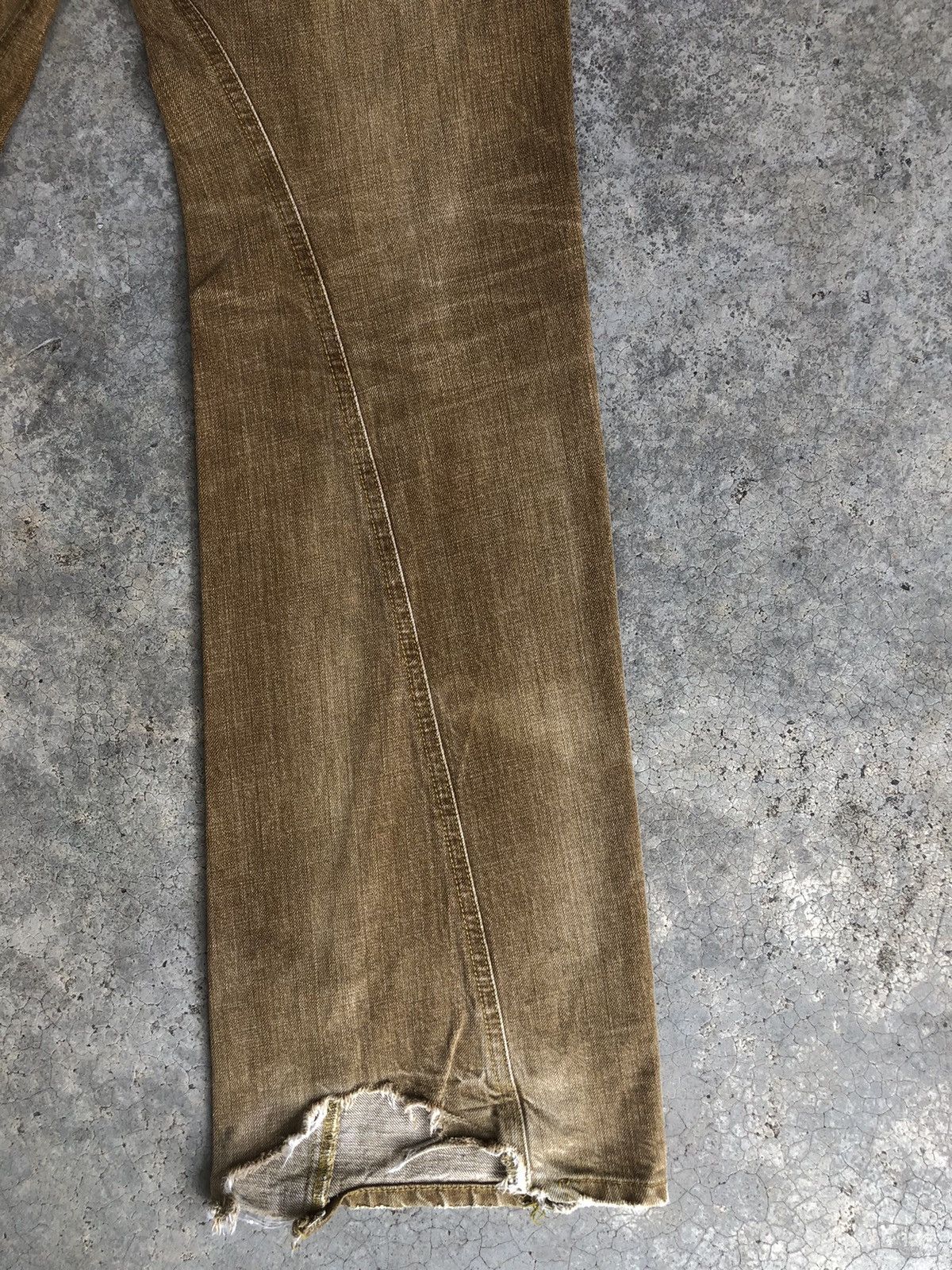 Lee Japanese Lee Flared Jeans Distressed Jeans Size US 34 / EU 50 - 12 Thumbnail