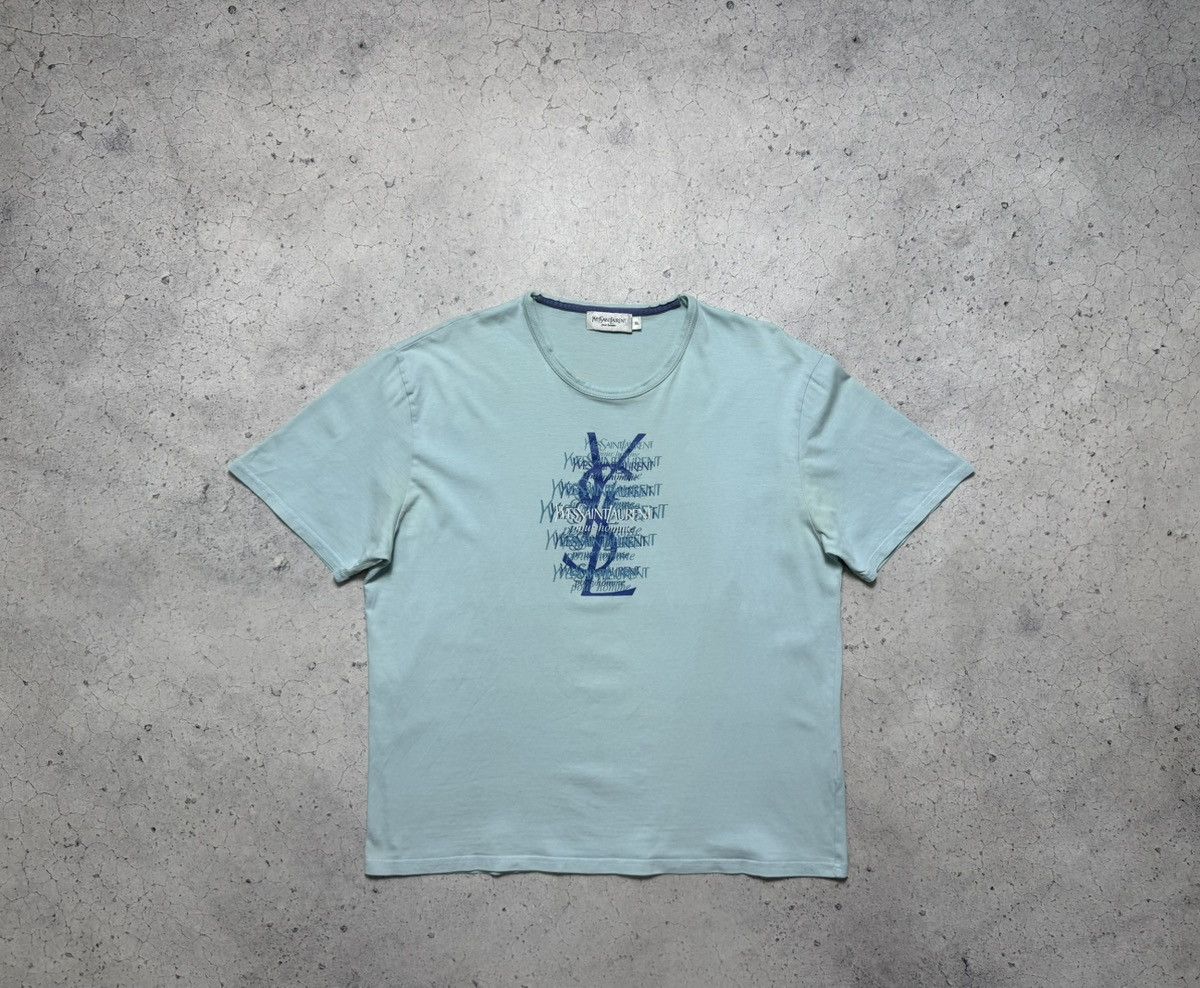 Yves Saint Laurent YvesSaintLaurent YSL Luxury T-Shirt Big Logo Vintage Size US XXL / EU 58 / 5 - 1 Thumbnail
