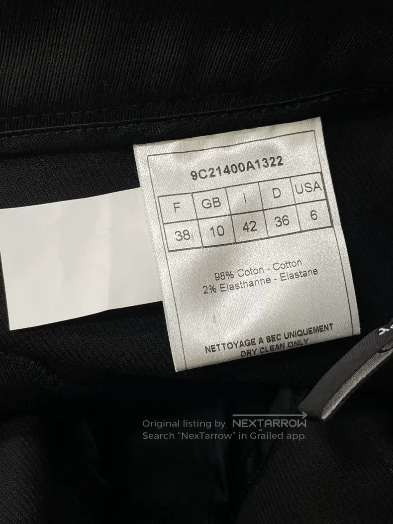 Dior Dior Black casual pants Size 25" / US 0 / IT 36 - 4 Thumbnail