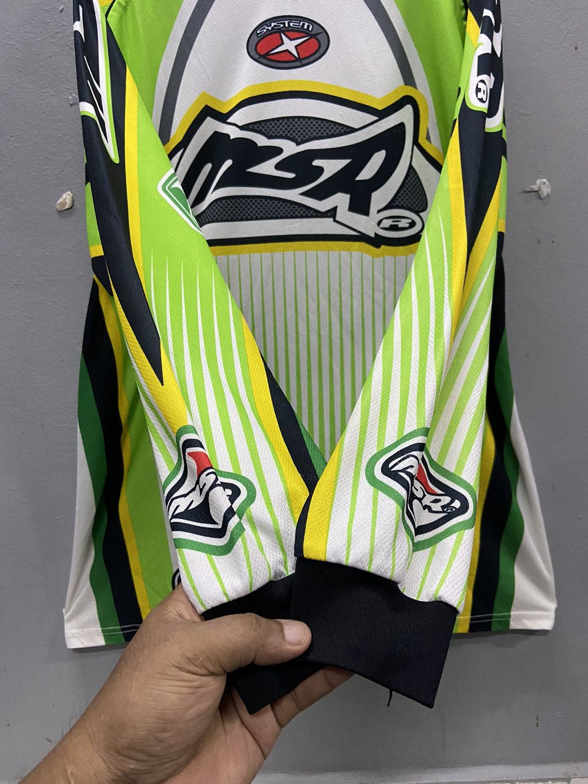 Vintage VINTAGE MSR RACING MOTOCROSS LONG SLEEVE JERSEY Size US XL / EU 56 / 4 - 7 Thumbnail