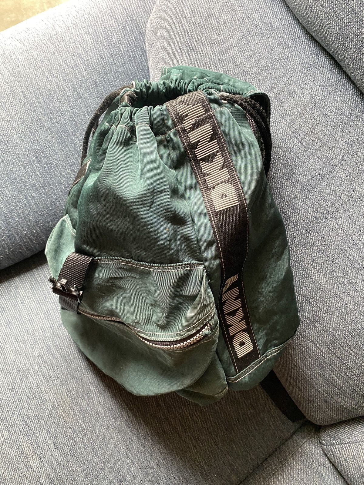 DKNY × Designer DKNY Forest Green Nylon Backpack Size ONE SIZE - 11 Thumbnail