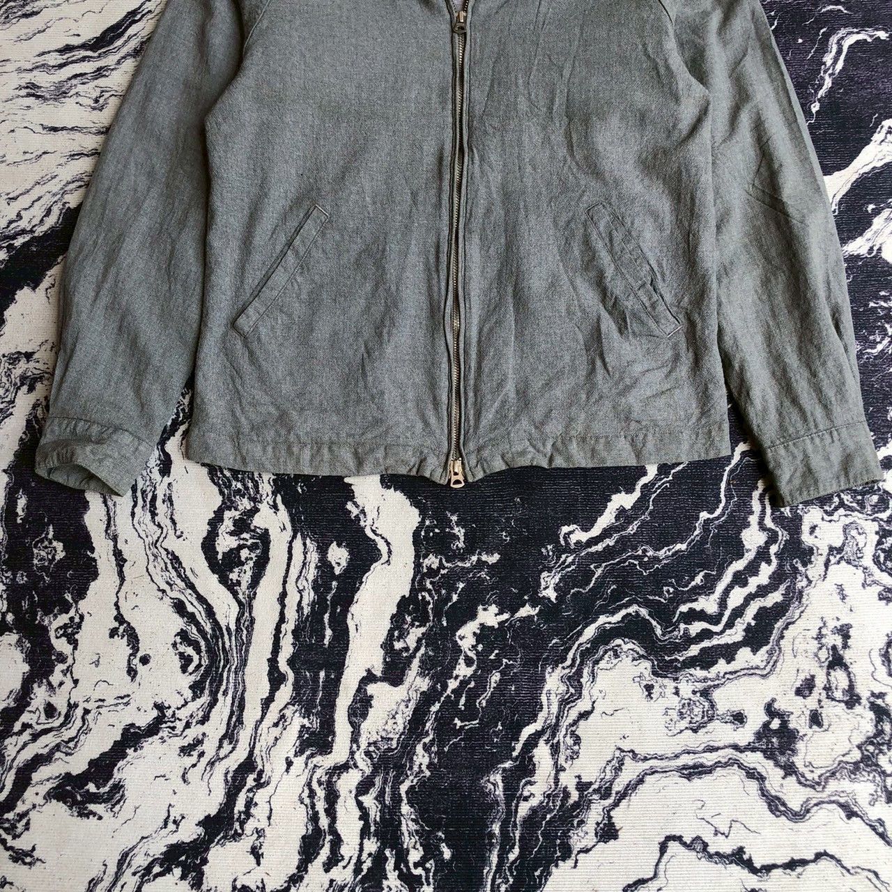 Japanese Brand General Supply Minimal Zip Work Jacket Grey Size US S / EU 44-46 / 1 - 4 Thumbnail