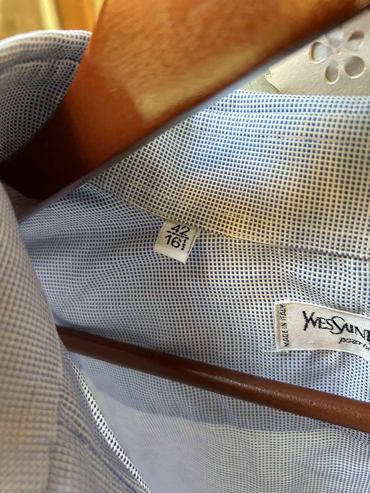 Yves Saint Laurent Vintage YSL Button Up Size US M / EU 48-50 / 2 - 3 Thumbnail