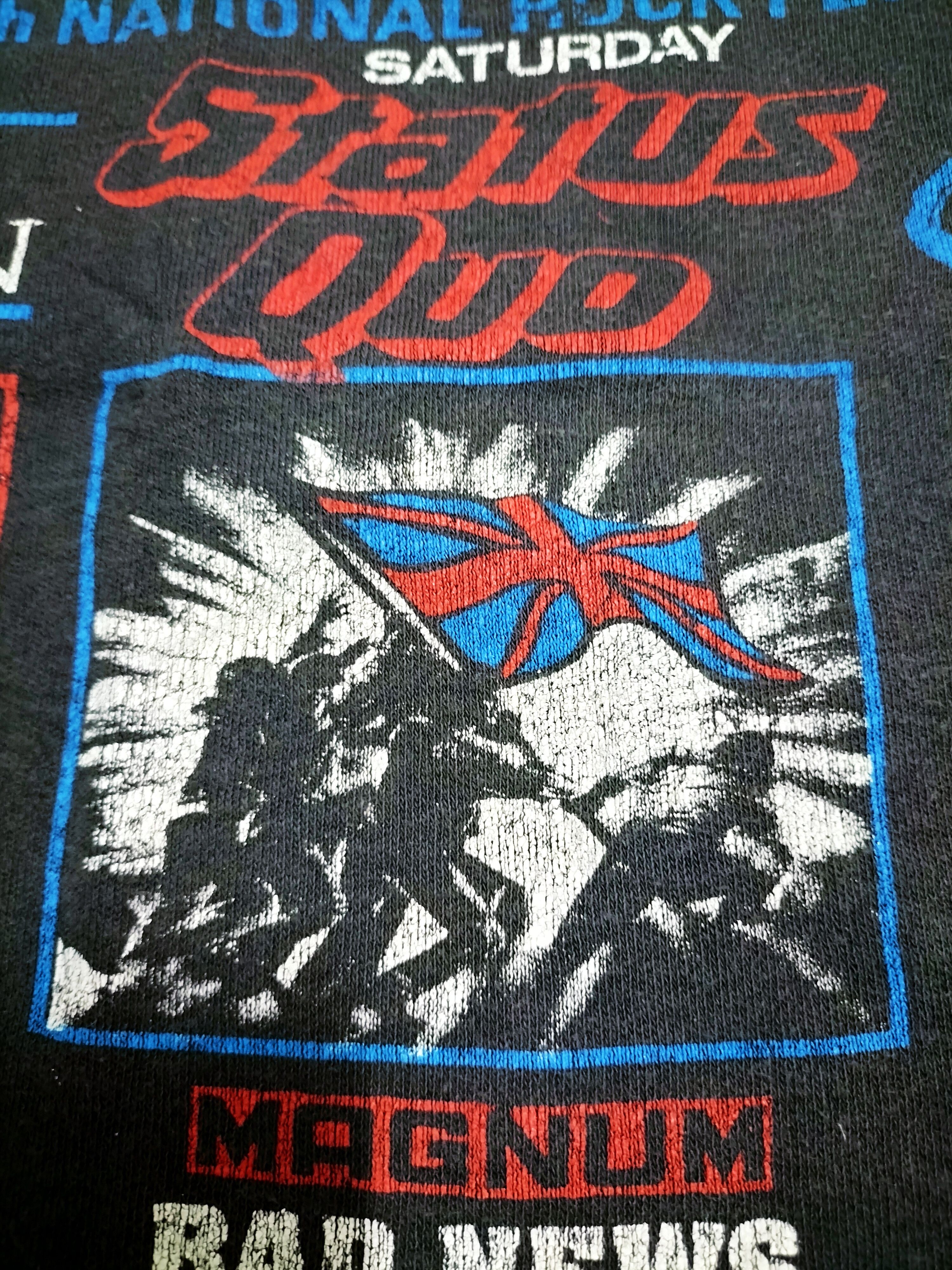 Band Tees Vintage 80s Reading Festival Status Quo Alice Cooper Size US L / EU 52-54 / 3 - 17 Thumbnail