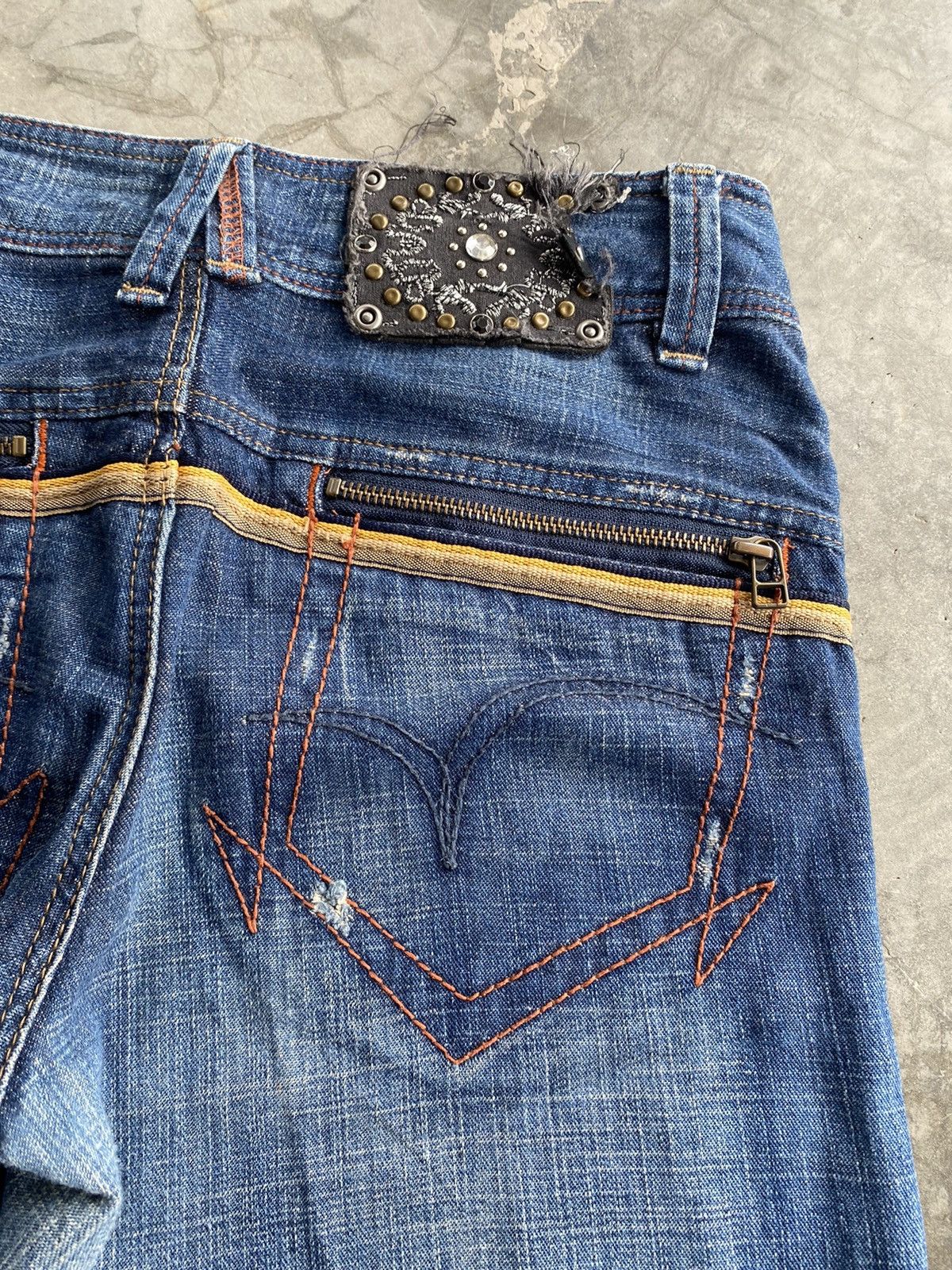Hysteric Glamour × Japanese Brand × PERSON'S Flare Baggy Japan Person’s Washed Blue p53 Size US 29 - 7 Thumbnail