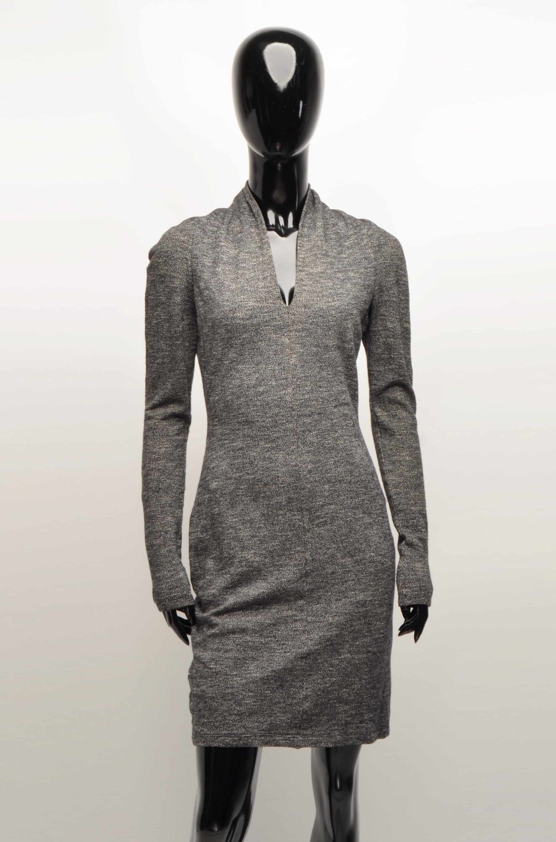 Alexander McQueen Alexander McQueen Wool Bodycon Dress Size S / US 4 / IT 40 - 1 Thumbnail