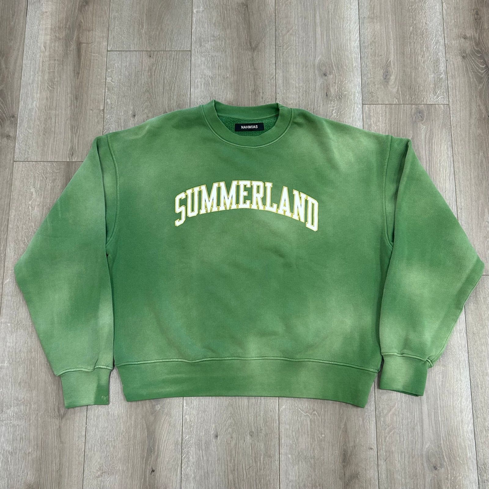 Nahmias Nahmias Summerland Collegiate crewneck sweatshirt size XS B7 Size US XS / EU 42 / 0 - 1 Thumbnail
