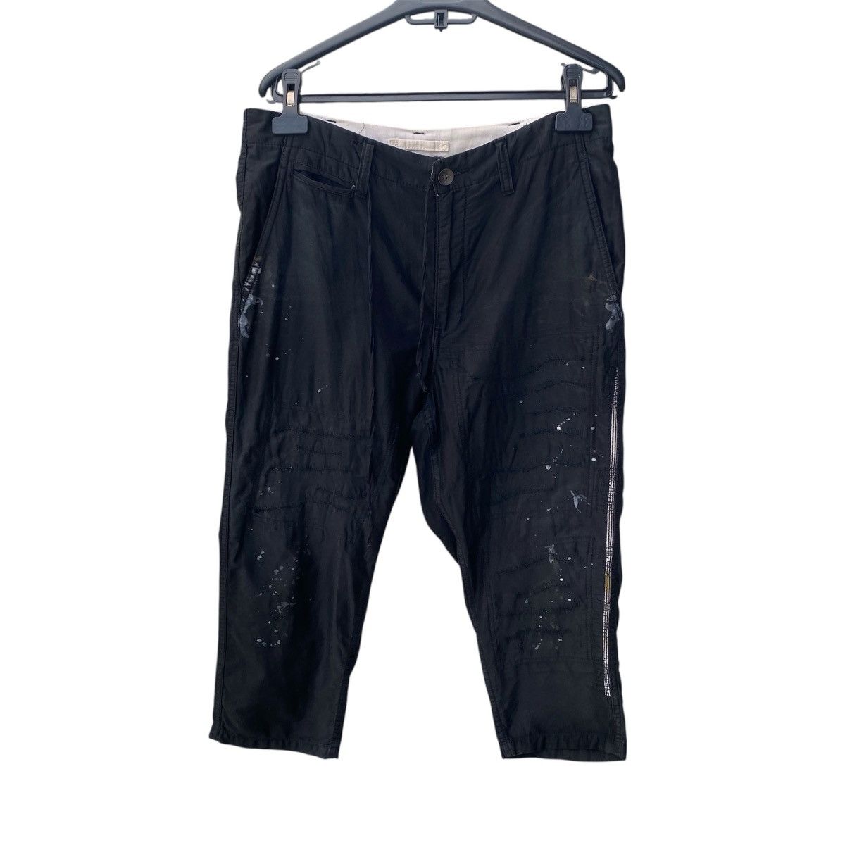 Maison MIHARA YASUHIRO Mihara Yasuhiro Paint Splatter Distressed Decorative Stitch Size US 32 / EU 48 - 4 Thumbnail
